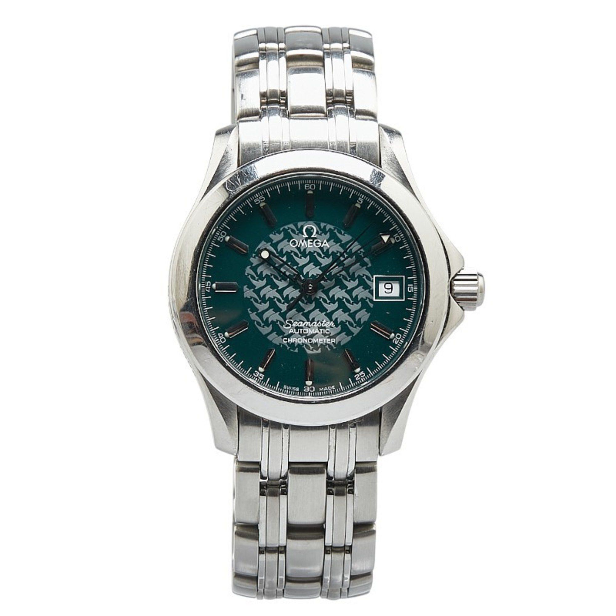 Omega OMEGA Seamaster 120m Jacques Mayol 1998 Watch 2506.70 Automatic Green Dial Stainless Steel Men's Size ONE SIZE - 2 Thumbnail