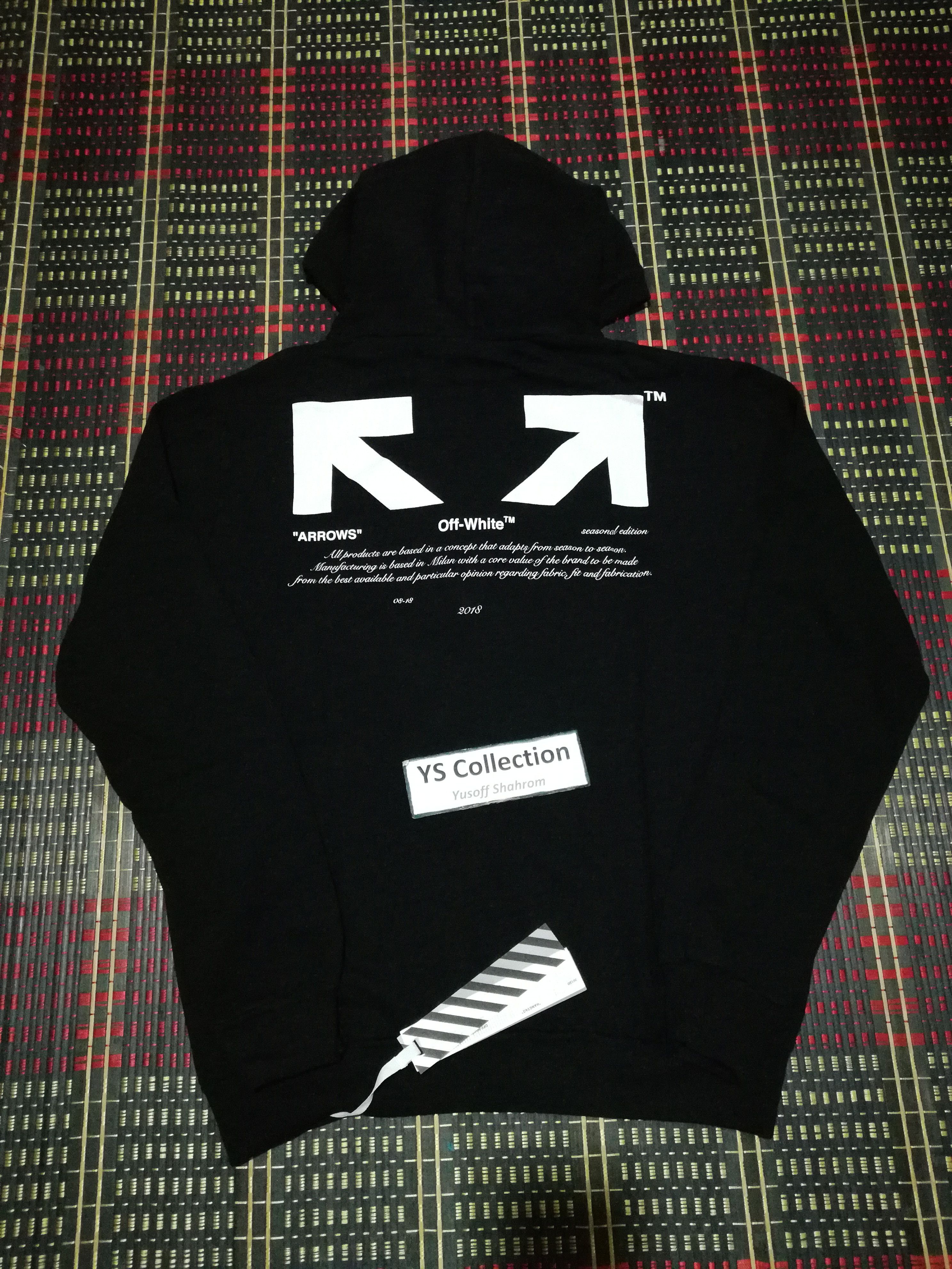 Off White Off white Arrow 2018 03 Hoodie Grailed