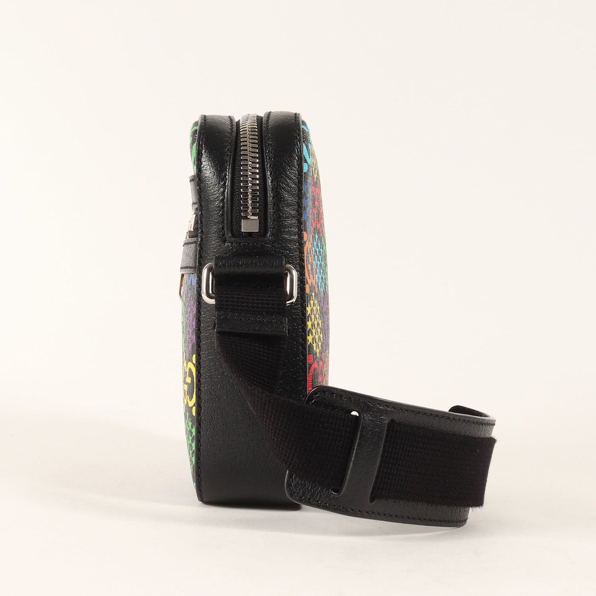 Gucci Gucci GG Psychedelic Shoulder Bag (598103 520198) Black Multicolor Men's Size ONE SIZE - 2 Thumbnail