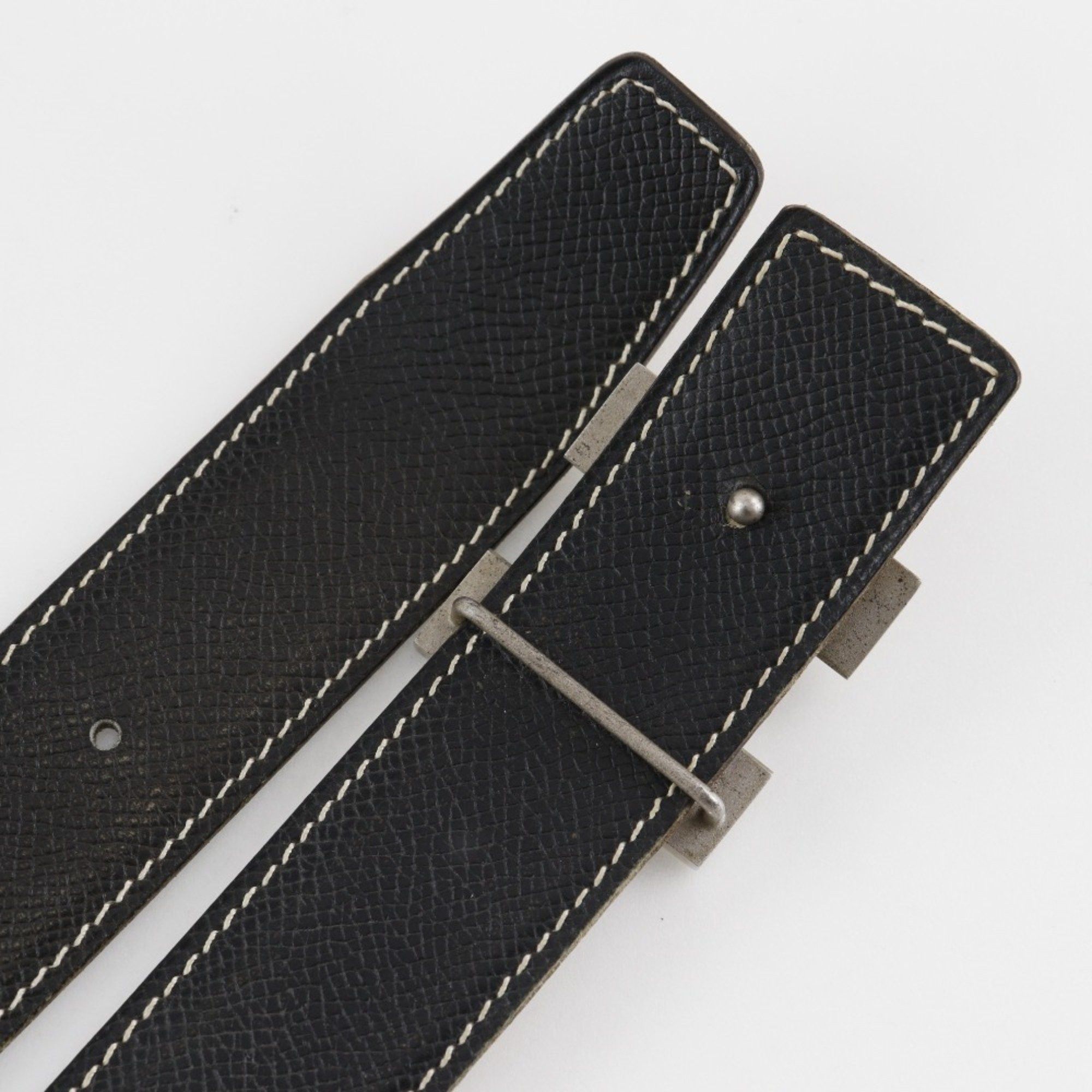 Hermes HERMES H Belt 90 Constance Reversible Leather 2001 Brown/Black □E Men's Size ONE SIZE - 5 Thumbnail
