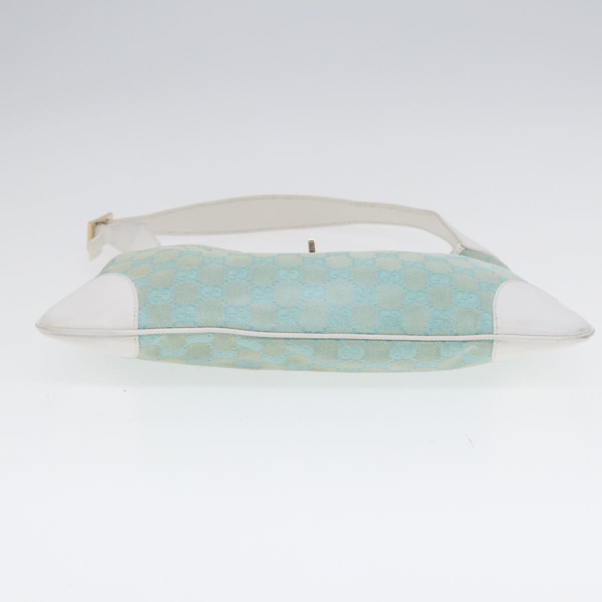 Gucci Jackie Blue Canvas Shoulder Bag (Pre-Owned) Size ONE SIZE - 8 Thumbnail