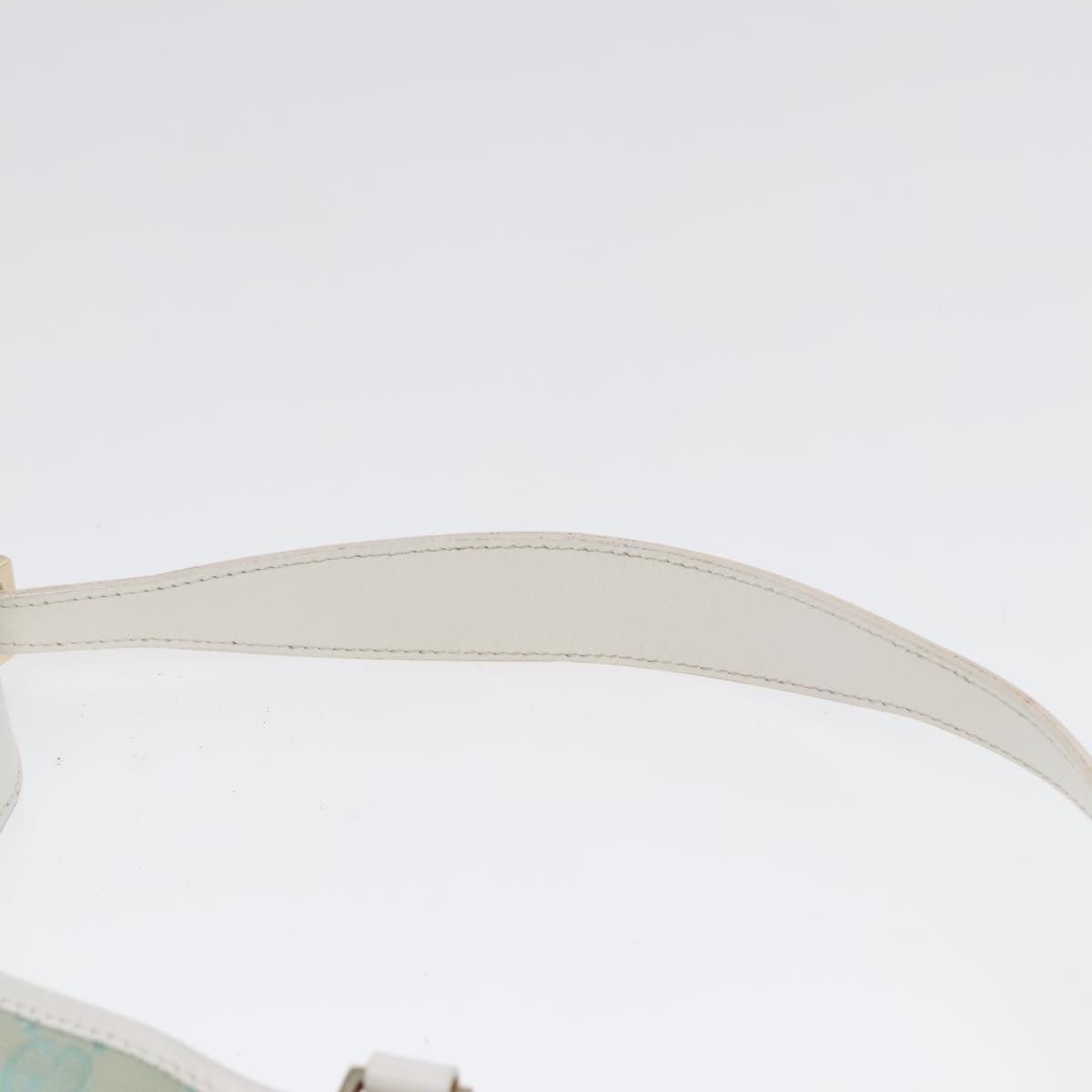 Gucci Jackie Blue Canvas Shoulder Bag (Pre-Owned) Size ONE SIZE - 7 Thumbnail