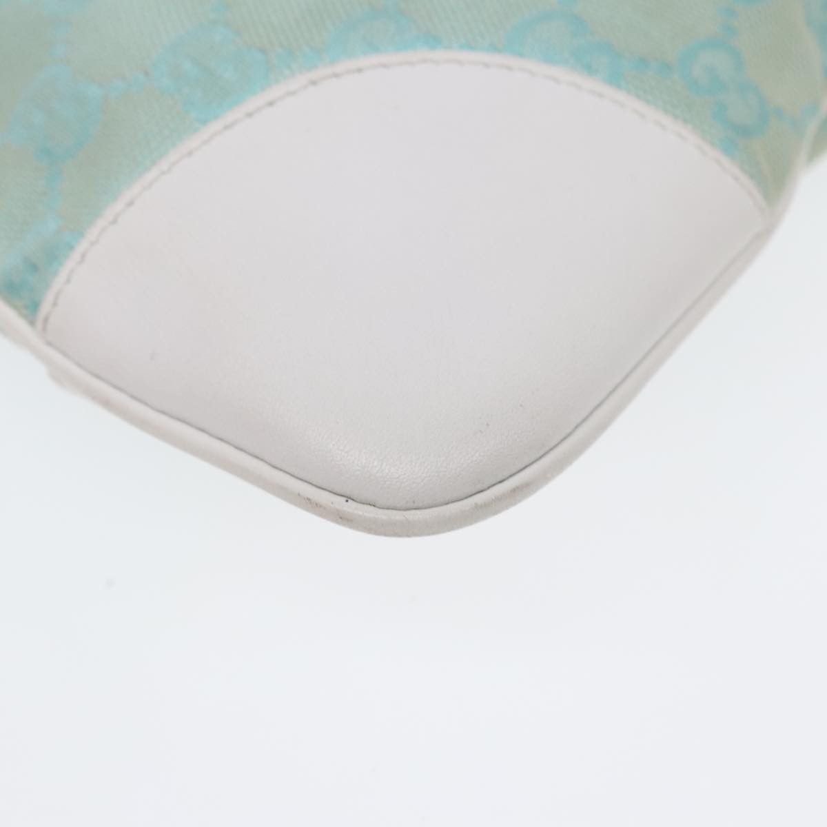 Gucci Jackie Blue Canvas Shoulder Bag (Pre-Owned) Size ONE SIZE - 11 Thumbnail