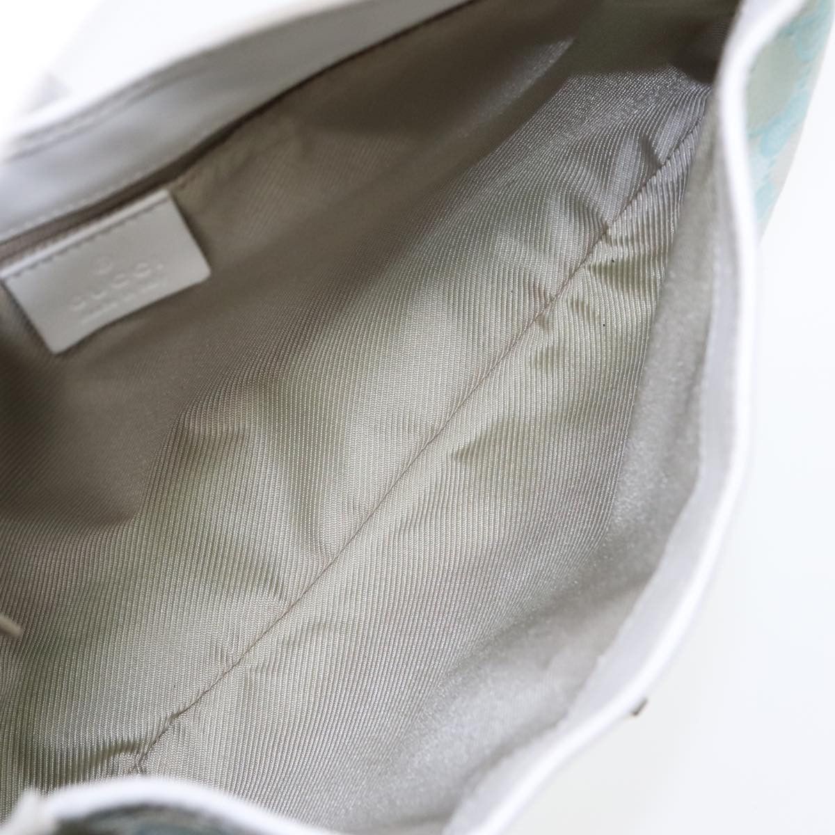 Gucci Jackie Blue Canvas Shoulder Bag (Pre-Owned) Size ONE SIZE - 15 Thumbnail