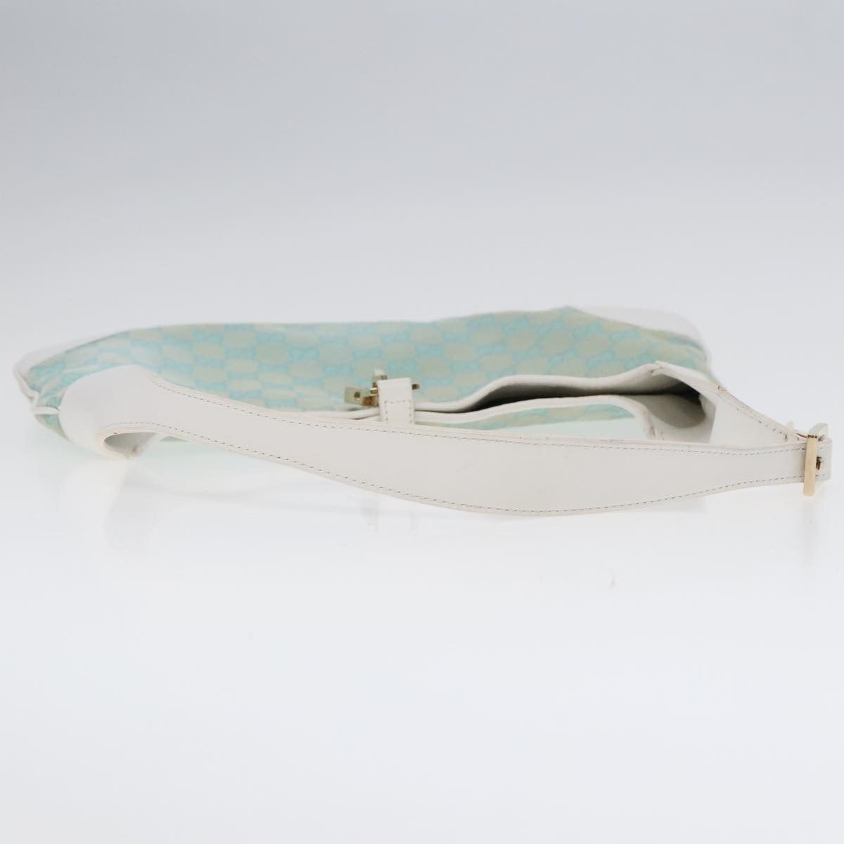 Gucci Jackie Blue Canvas Shoulder Bag (Pre-Owned) Size ONE SIZE - 6 Thumbnail