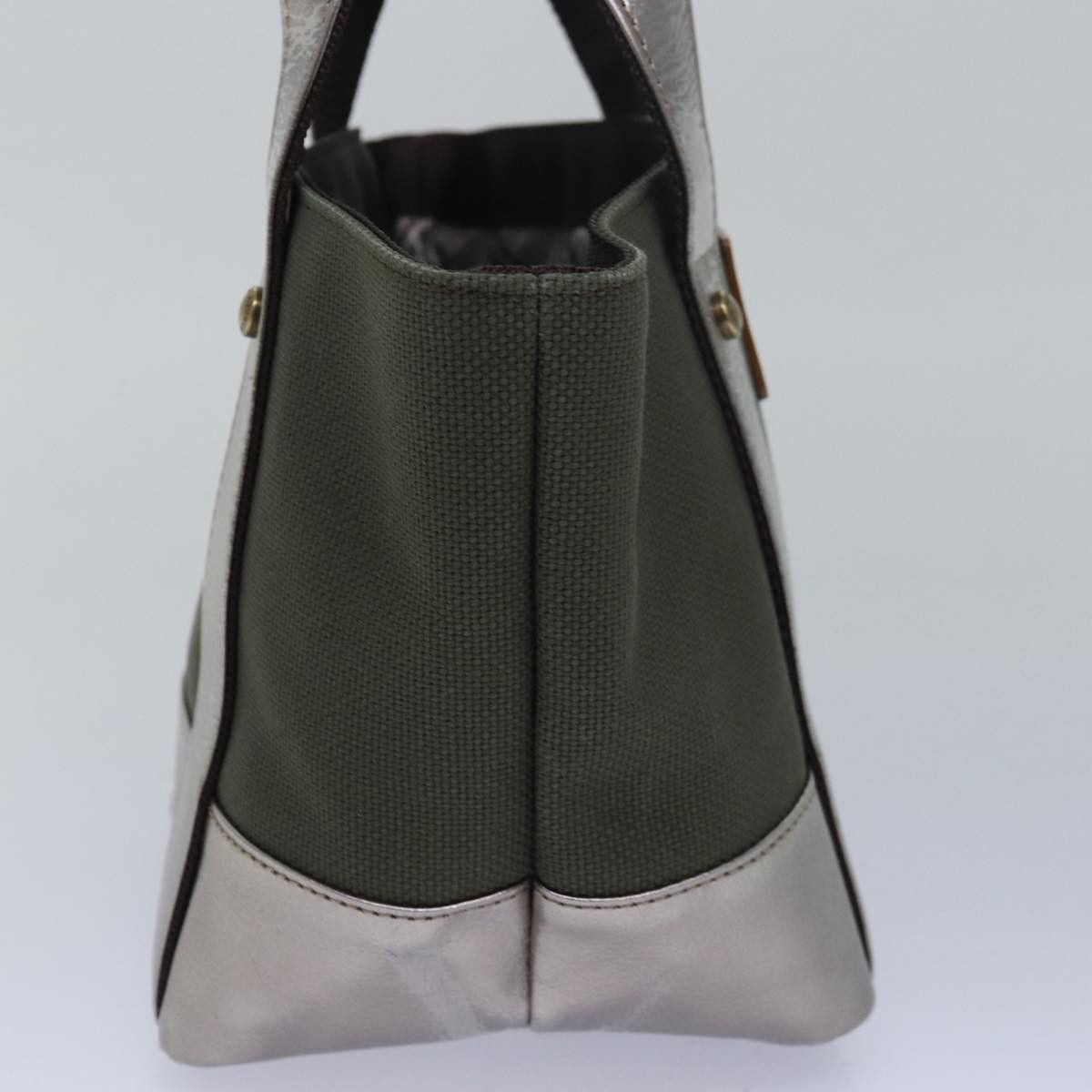Burberry Blue Label Khaki Canvas Handbag (Pre-Owned) Size ONE SIZE - 3 Thumbnail