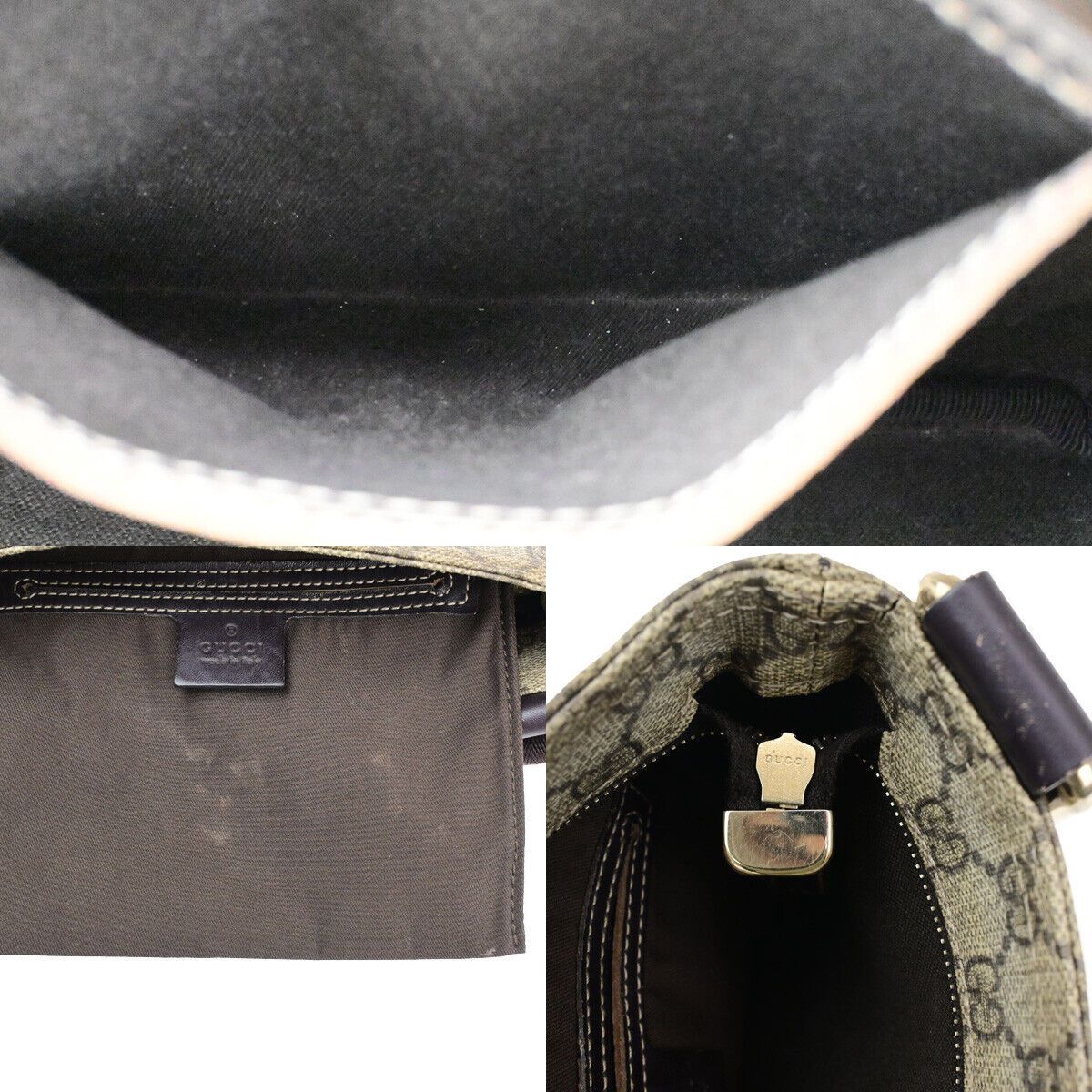 Gucci Beige Canvas Handbag (Pre-Owned) Size ONE SIZE - 16 Thumbnail
