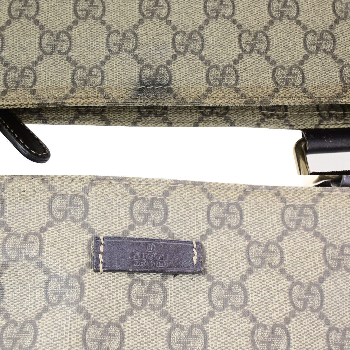 Gucci Beige Canvas Handbag (Pre-Owned) Size ONE SIZE - 13 Thumbnail