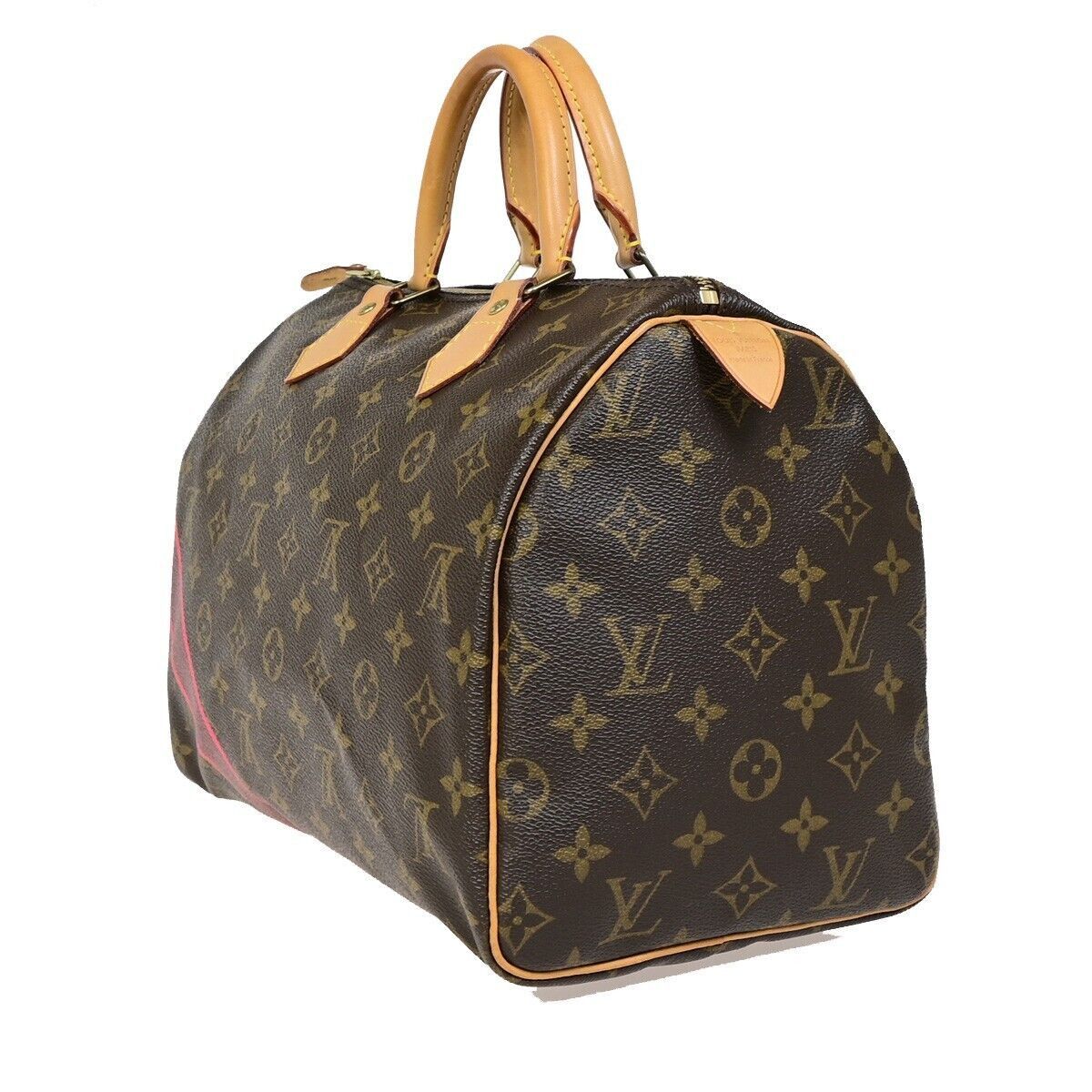 Louis Vuitton Speedy 30 Brown Canvas Handbag (Pre-Owned) Size ONE SIZE - 4 Thumbnail