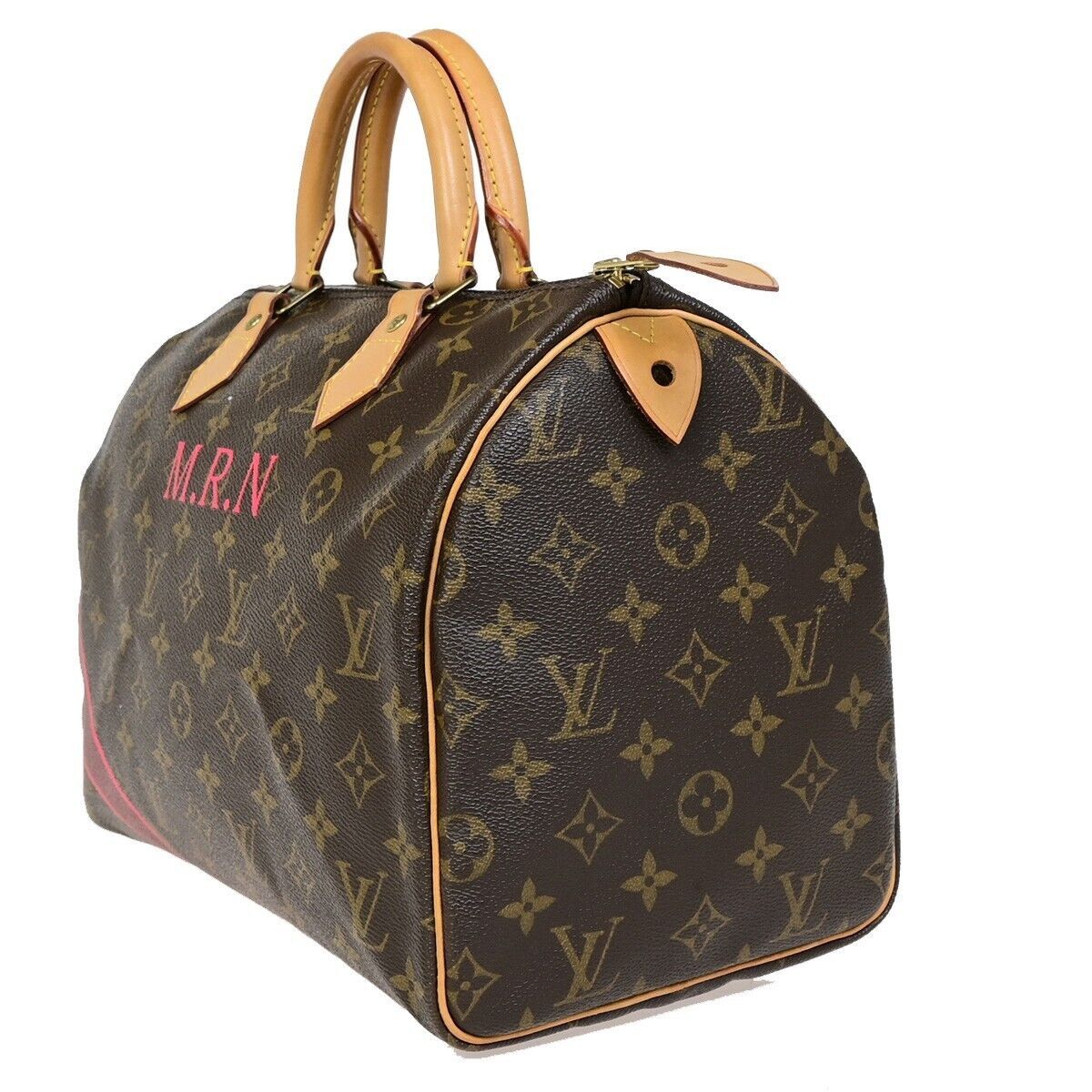 Louis Vuitton Speedy 30 Brown Canvas Handbag (Pre-Owned) Size ONE SIZE - 3 Thumbnail