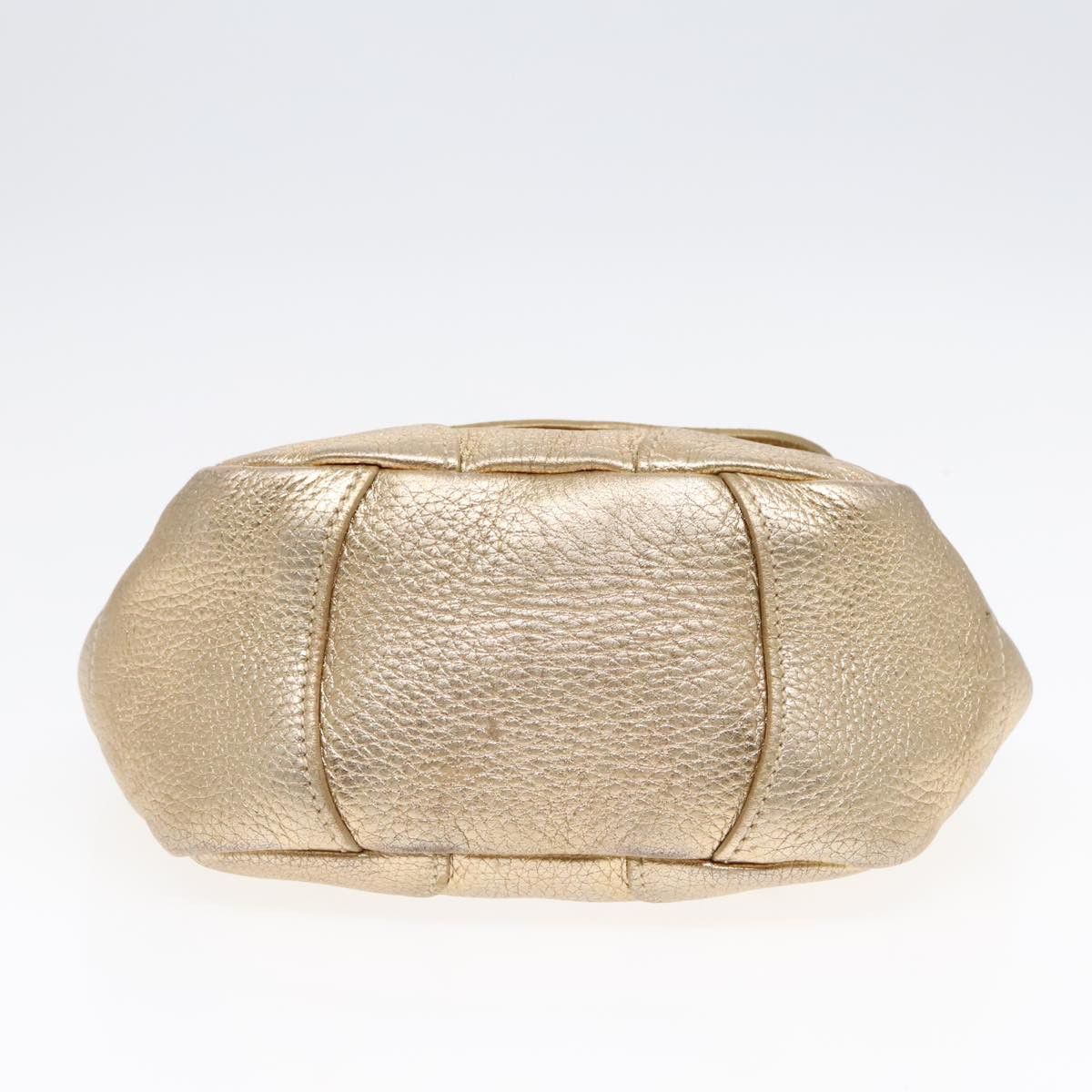 Prada Vitello Gold Leather Shoulder Bag (Pre-Owned) Size ONE SIZE - 18 Thumbnail