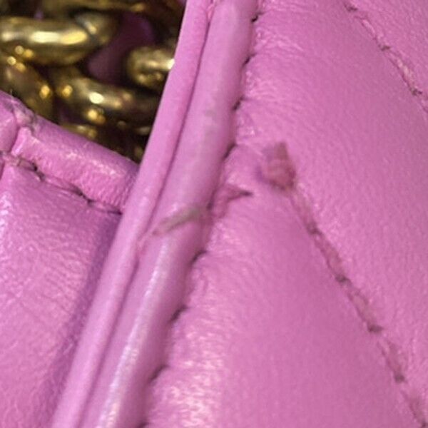 Gucci Gg Marmont Purple Leather Shoulder Bag (Pre-Owned) Size ONE SIZE - 18 Thumbnail