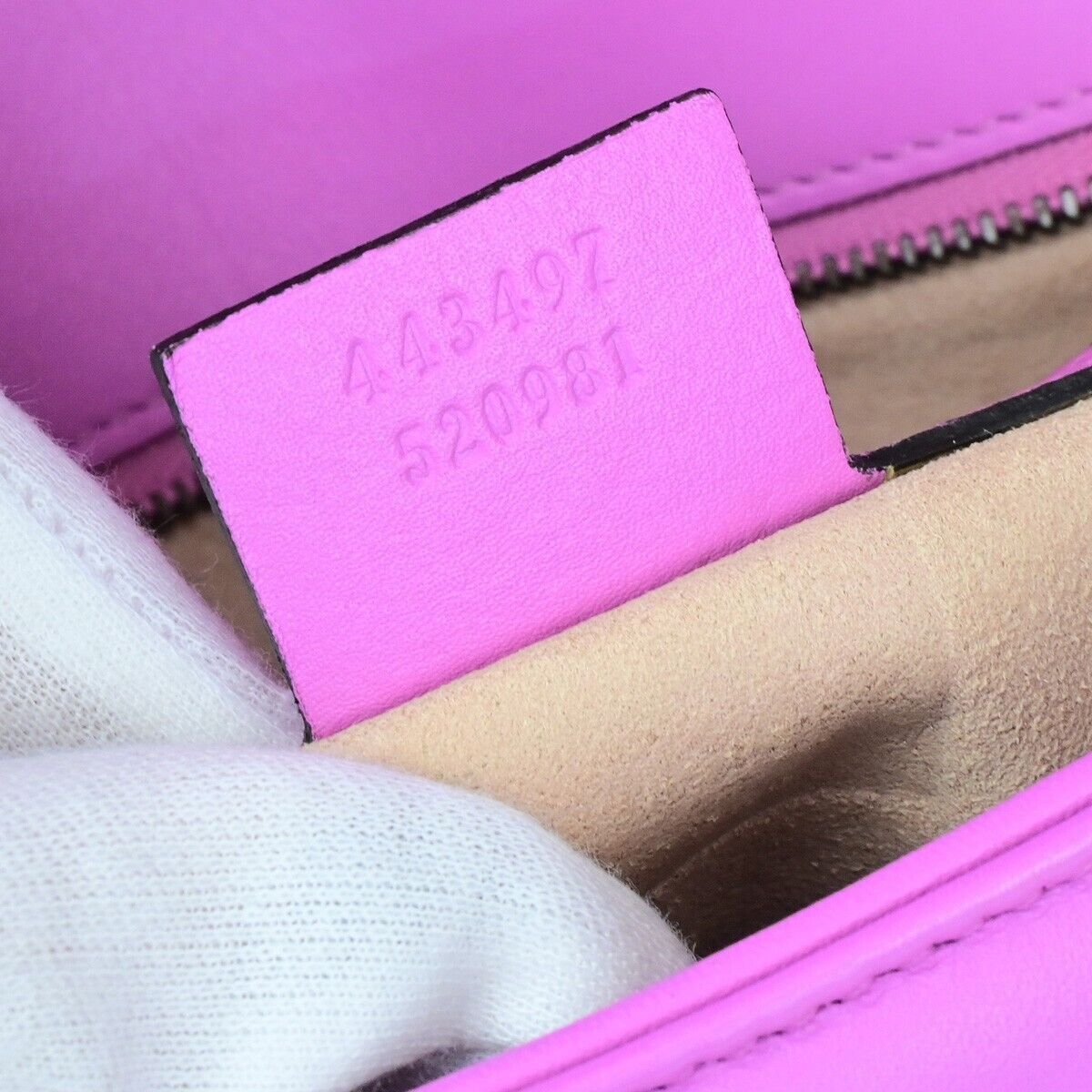 Gucci Gg Marmont Purple Leather Shoulder Bag (Pre-Owned) Size ONE SIZE - 9 Thumbnail