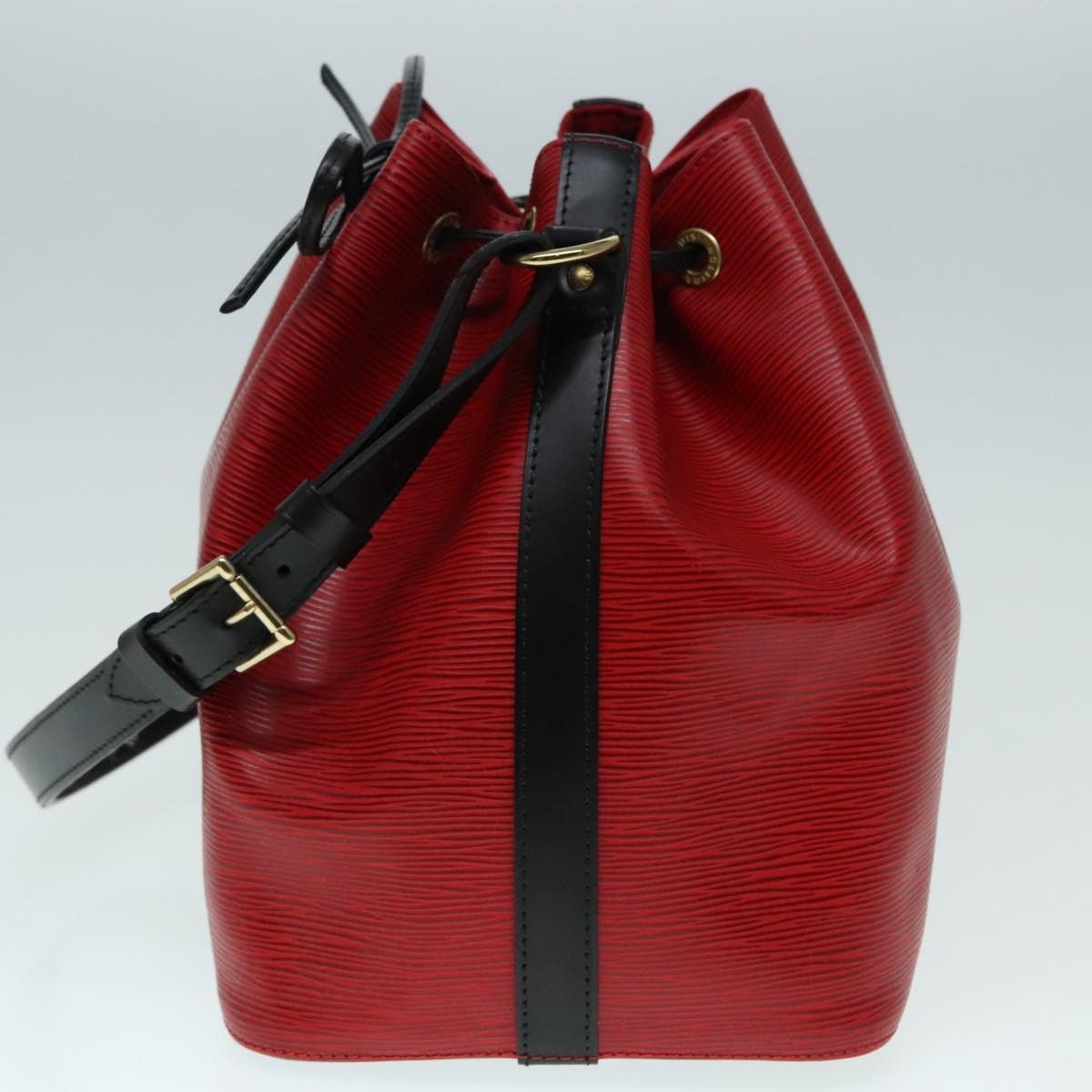 Louis Vuitton Noe Red Leather Shoulder Bag (Pre-Owned) Size ONE SIZE - 3 Thumbnail