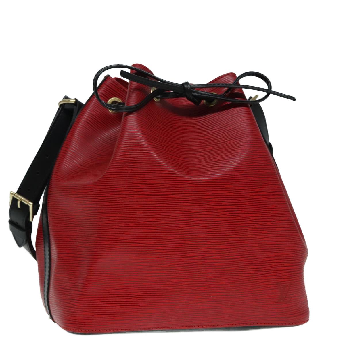 Louis Vuitton Noe Red Leather Shoulder Bag (Pre-Owned) Size ONE SIZE - 16 Thumbnail