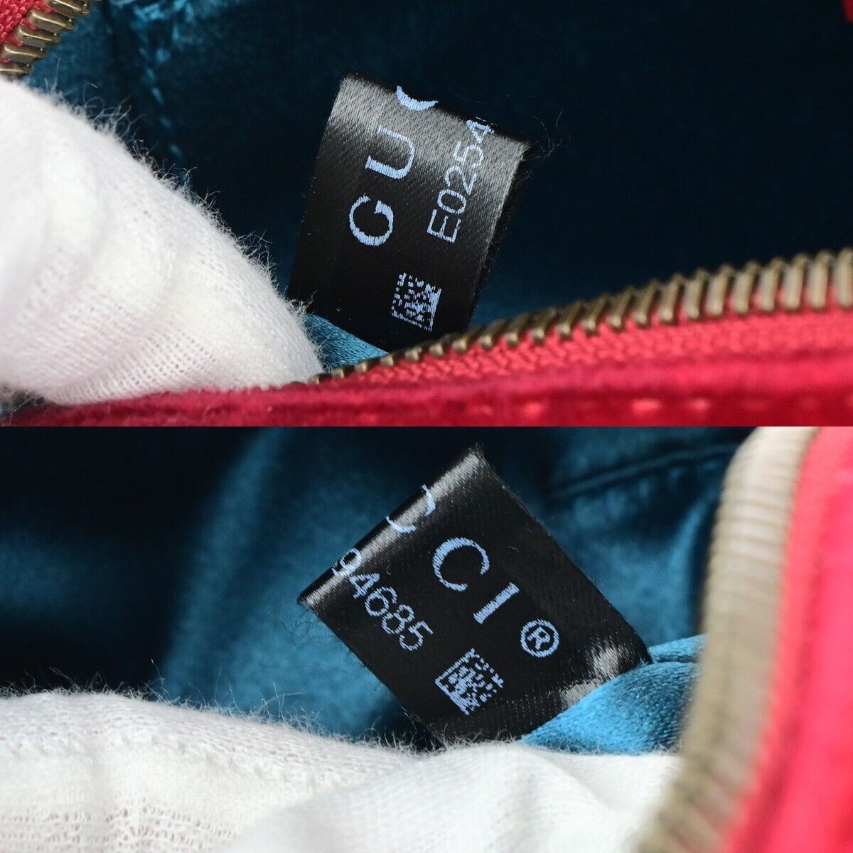 Gucci Gg Marmont Red Synthetic Handbag (Pre-Owned) Size ONE SIZE - 16 Thumbnail