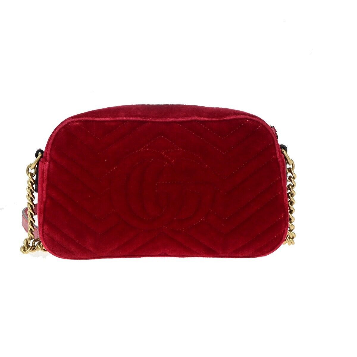 Gucci Gg Marmont Red Synthetic Handbag (Pre-Owned) Size ONE SIZE - 2 Thumbnail