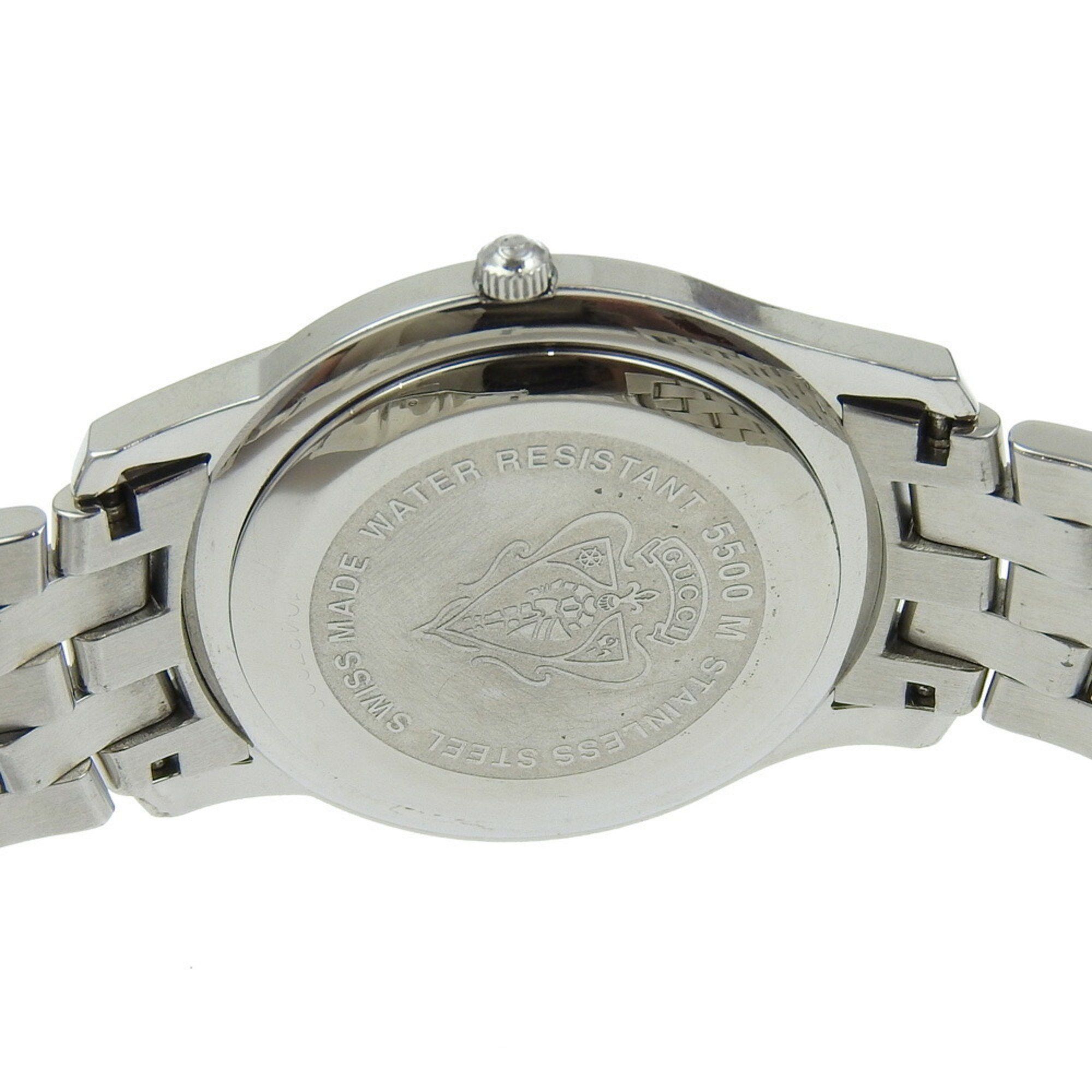 Gucci Gucci G-Class Watch 5500M Stainless Steel Quartz Analog Display Black Dial G Class Men's Size ONE SIZE - 5 Thumbnail