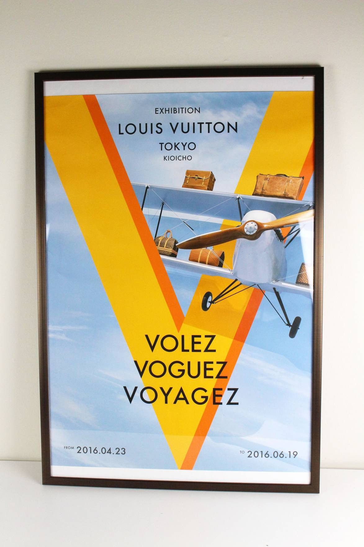 LOUIS VUITTON Exhibition Volez Voguez Voyagez Tokyo Kioicho 2016 Poster