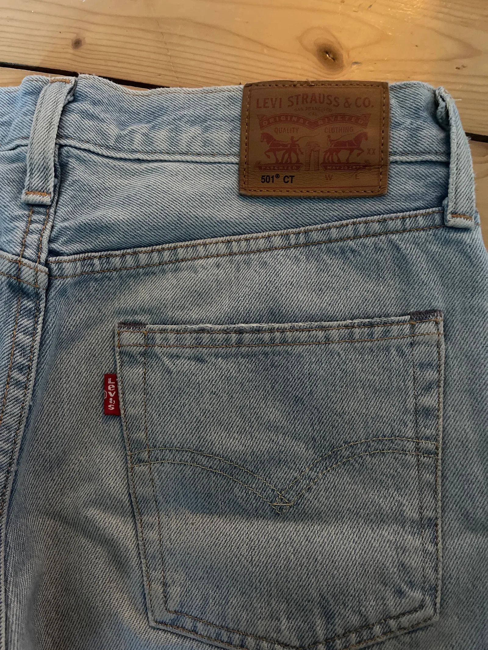 Levi's Levi's 501 CT Jeans Size 25" / US 0 / IT 36 - 2 Thumbnail