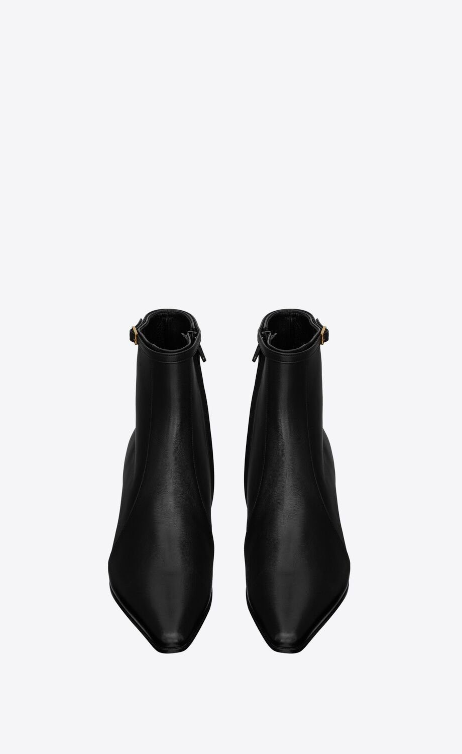 Saint Laurent Paris Saint Laurent ARSUN Zipped Boots in shiny leather Size US 11 / EU 44 - 2 Thumbnail