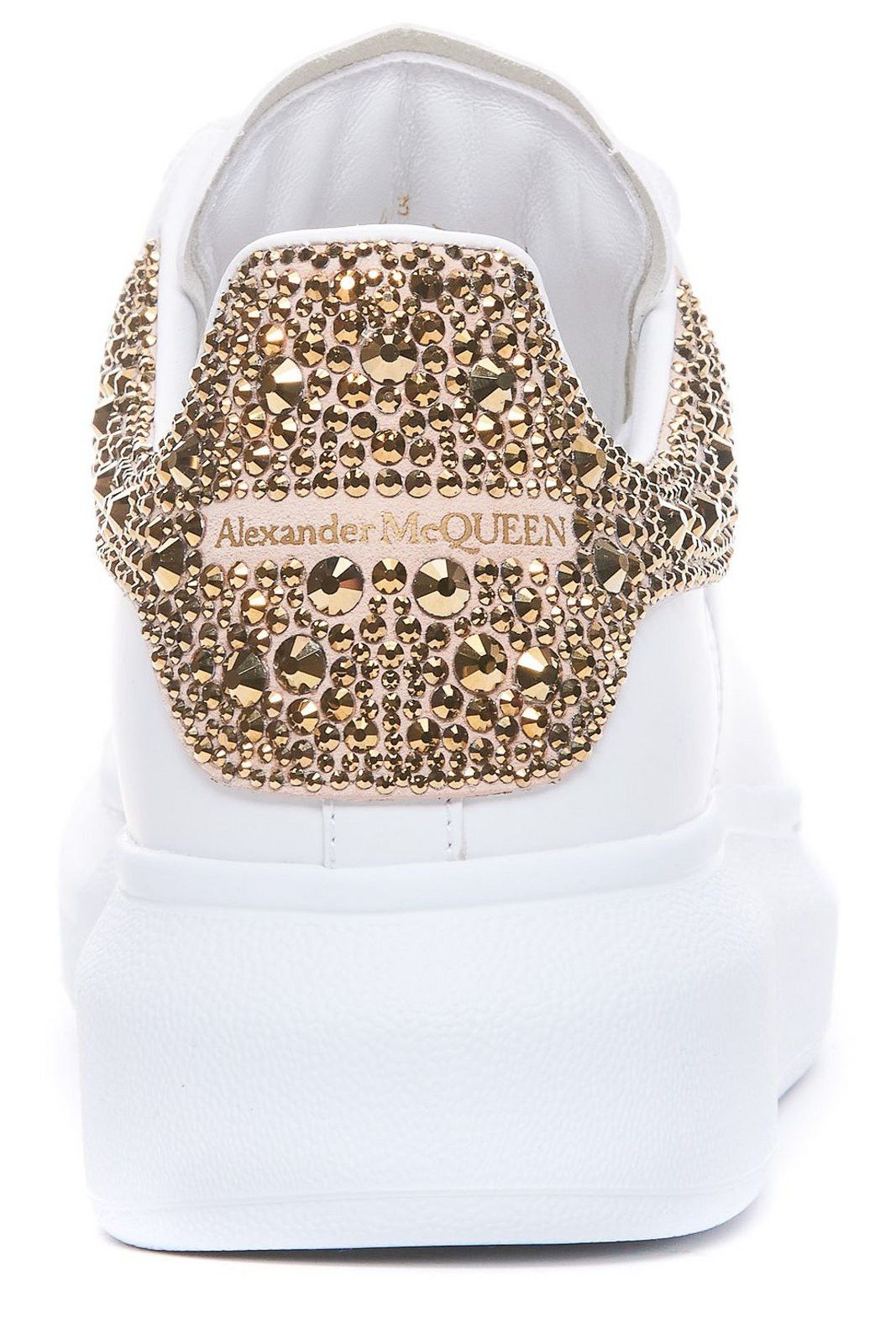 Alexander McQueen Oversized Sneaker 'White Calico Glitter' Size US 6.5 / IT 36.5 - 5 Thumbnail