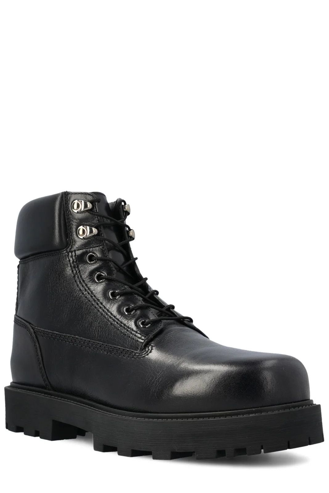 Givenchy Givenchy Lace-Up 4G Storm Logo Debossed Ankle Boots Size US 12 / EU 45 - 2 Thumbnail