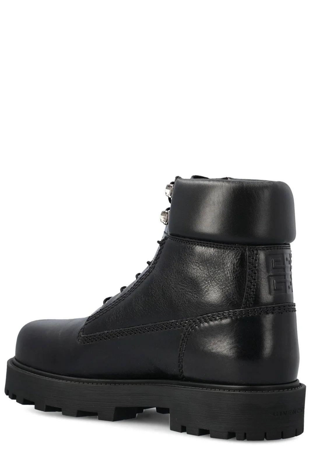 Givenchy Givenchy Lace-Up 4G Storm Logo Debossed Ankle Boots Size US 12 / EU 45 - 3 Thumbnail