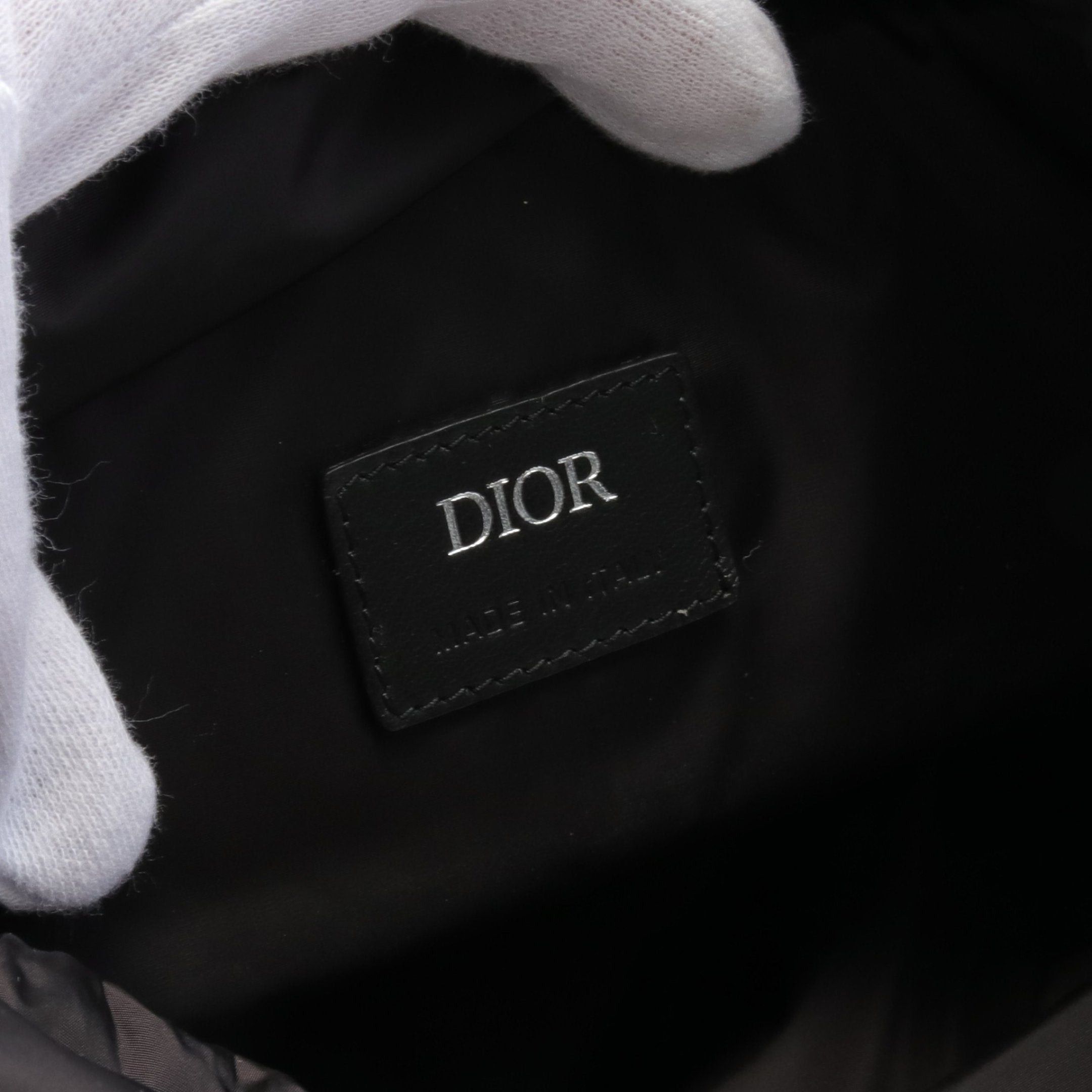 Dior Dior Saddle Backpack Rucksack Nylon Black Size ONE SIZE - 4 Thumbnail