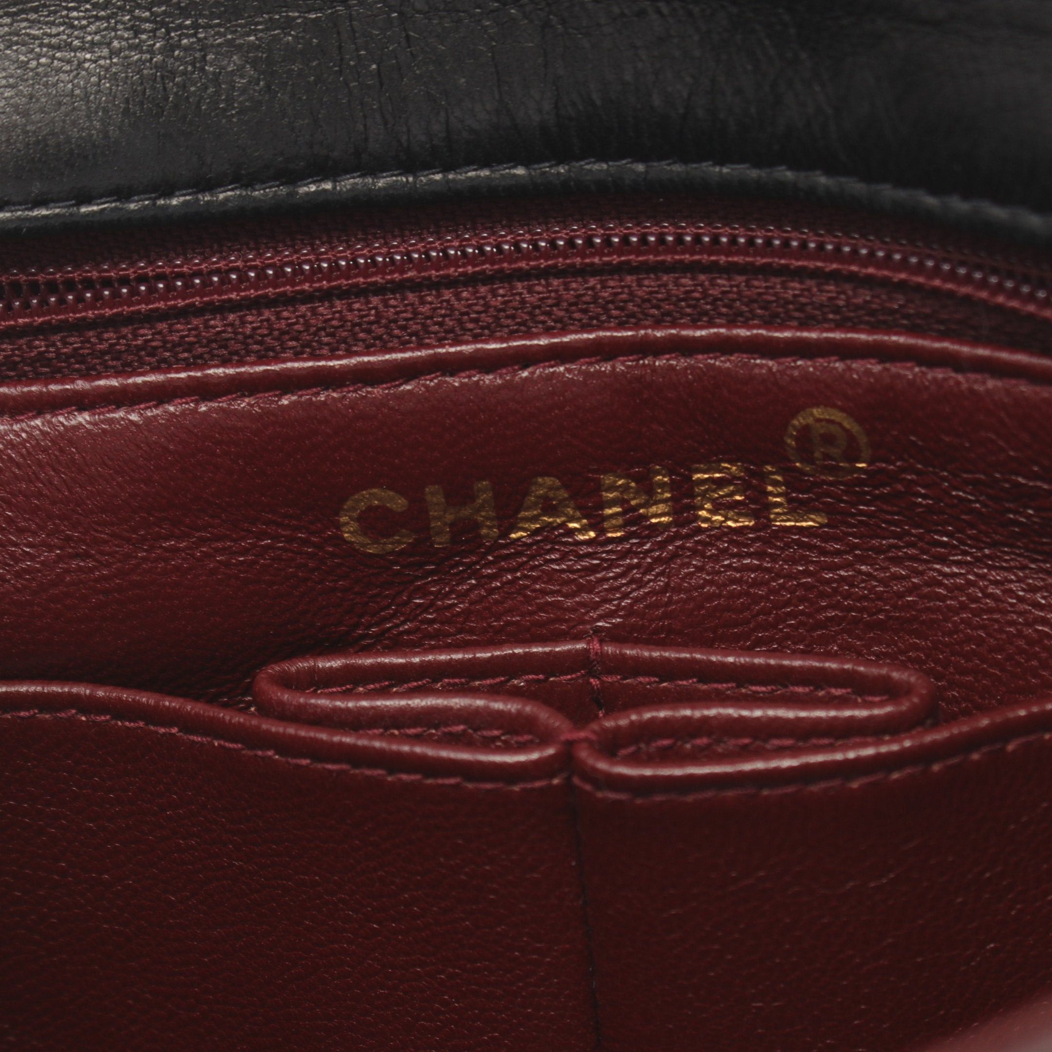 Chanel Chanel Matelasse Chain Shoulder Bag Lambskin Black Gold Hardware Size ONE SIZE - 4 Thumbnail