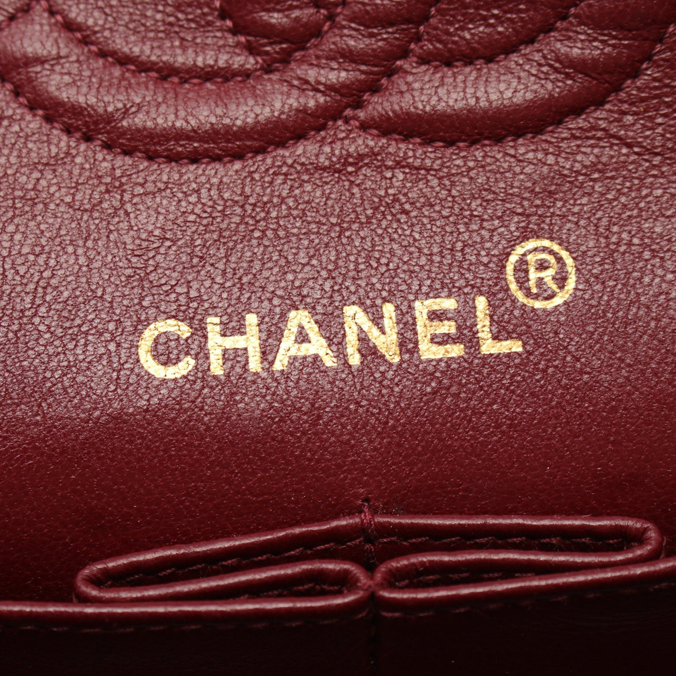 Chanel Chanel Matelasse Double Flap Chain Shoulder Bag Lambskin Black Gold Hardware Size ONE SIZE - 4 Thumbnail