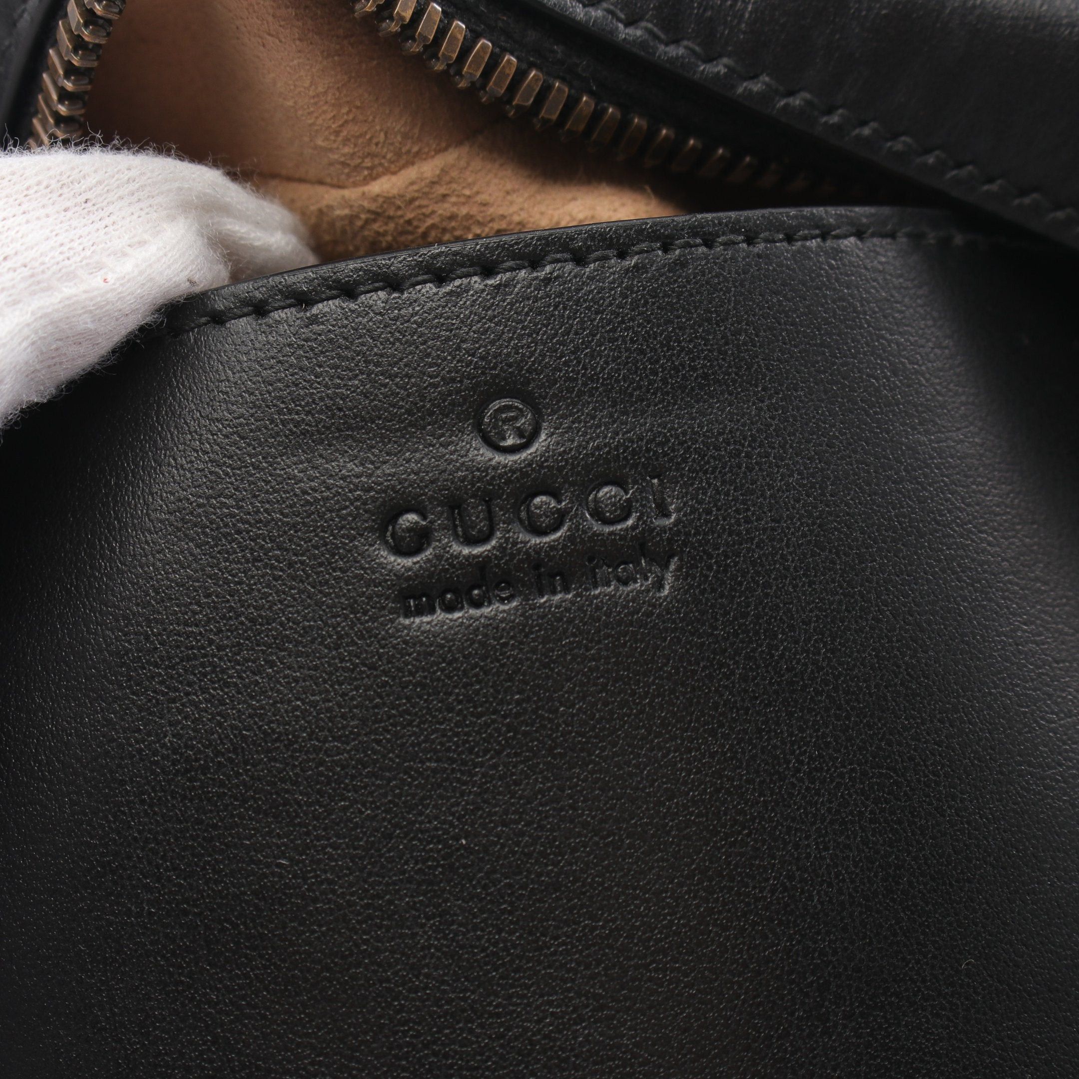 Gucci Gucci Gg Marmont Chain Shoulder Bag Leather Black Size ONE SIZE - 4 Thumbnail
