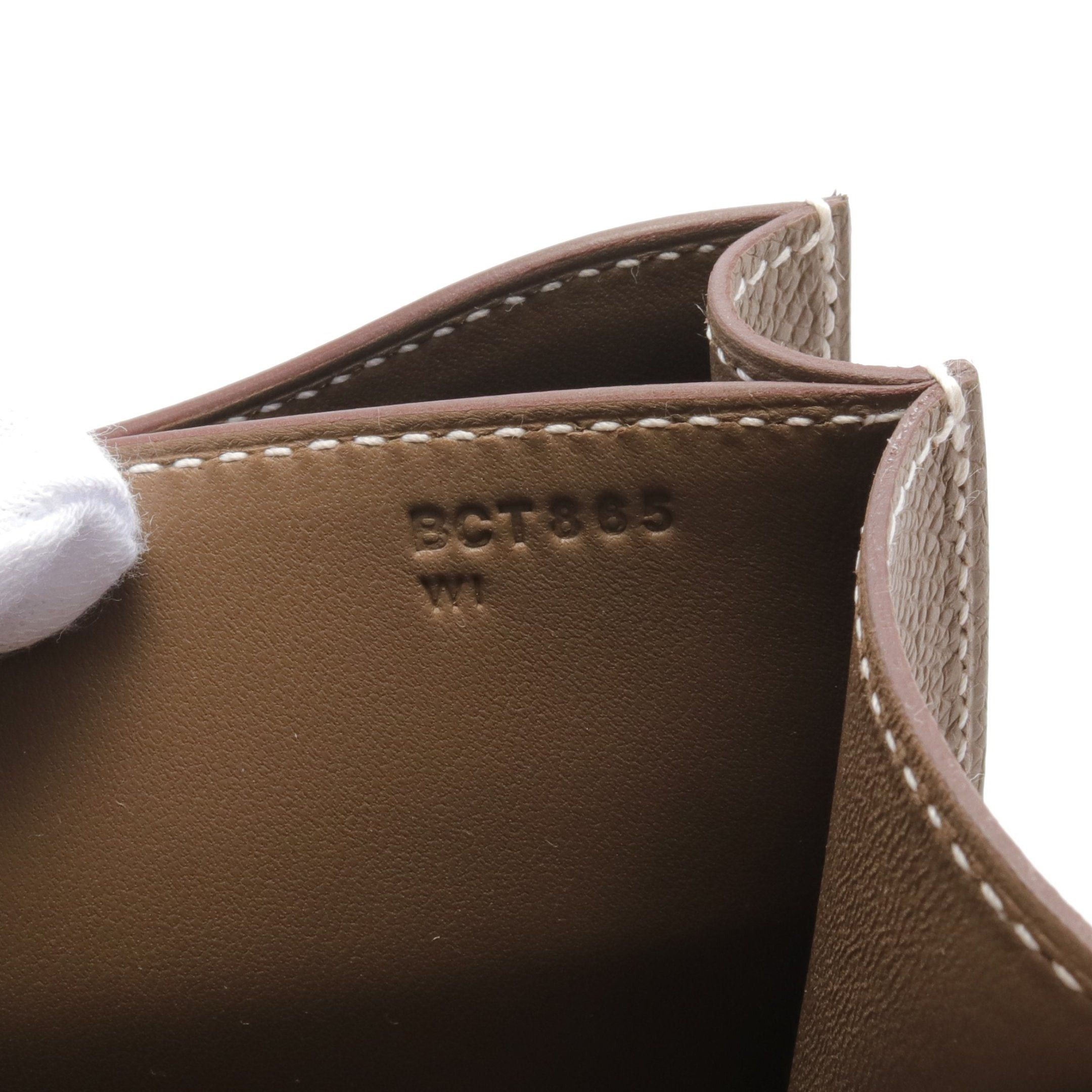 Hermes Hermes Constance 3 Mini Miroir Etoupe Shoulder Bag Veau Epsom Gray Brown Gold Hardware B Stamp Size ONE SIZE - 5 Thumbnail