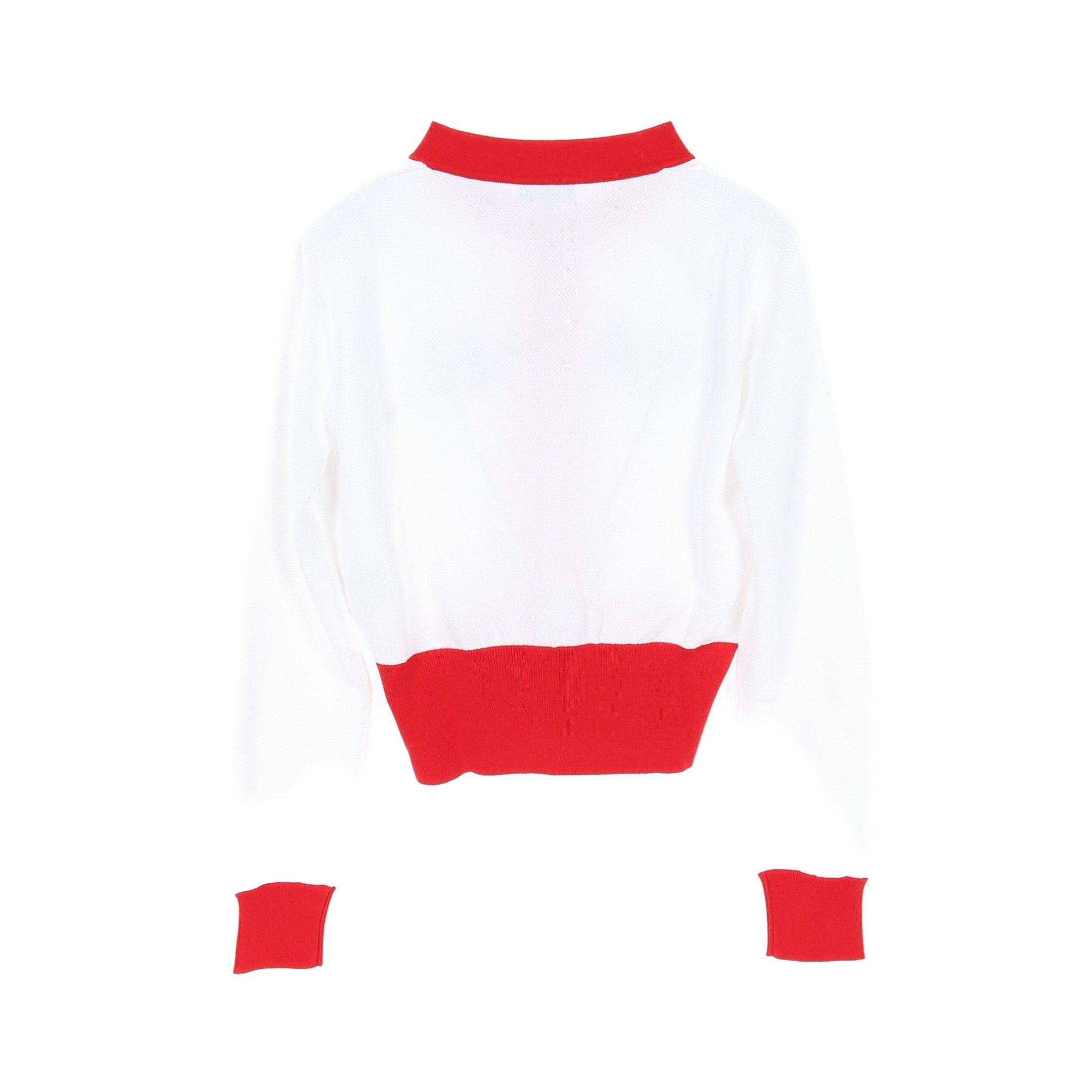 Chanel Chanel Logo Cocomark Button Cardigan Crew Neck Cotton White Red Black Size ONE SIZE - 2 Thumbnail