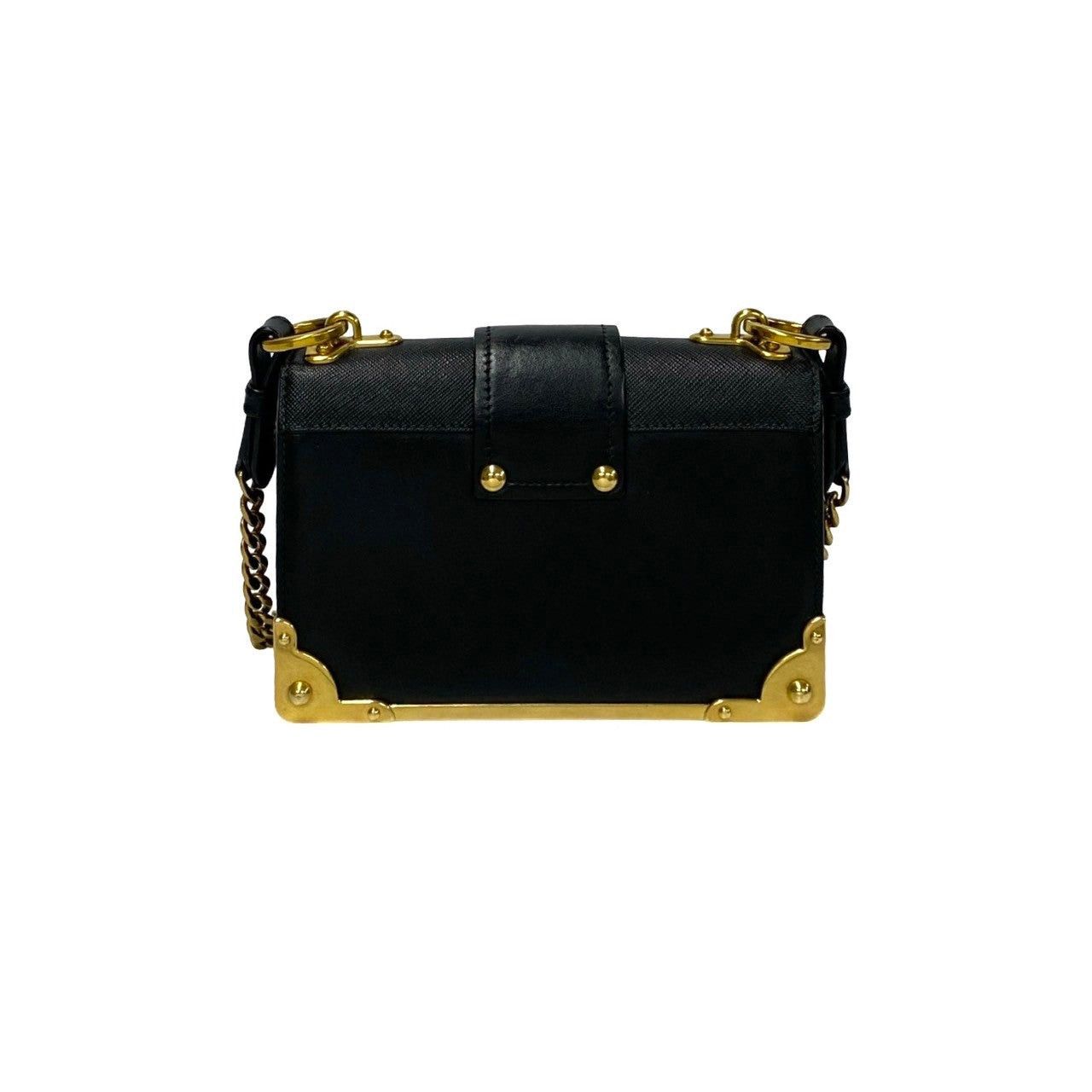 Prada Prada Shoulder Bag Black Leather Size ONE SIZE - 4 Thumbnail