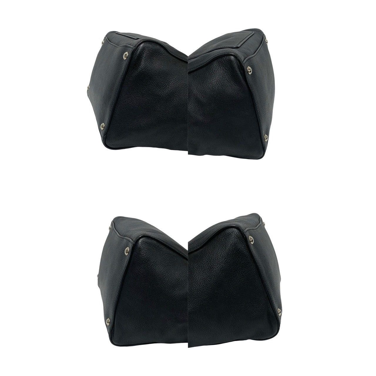 Prada Prada Tote Bag Black Leather Size ONE SIZE - 7 Thumbnail