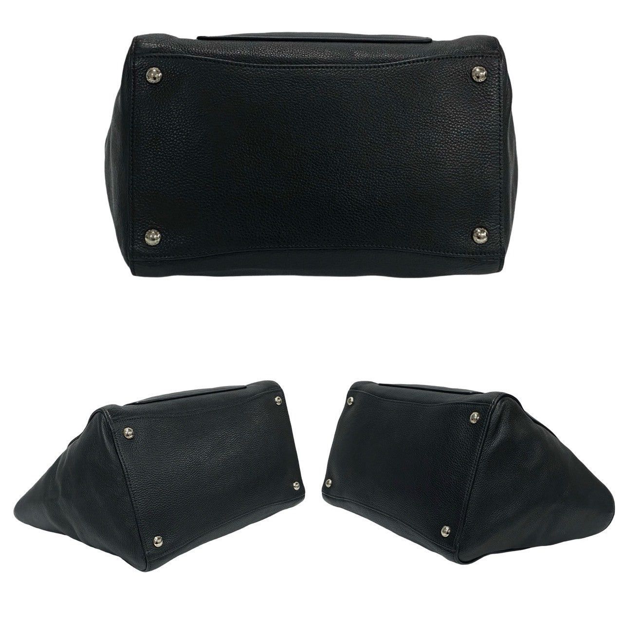 Prada Prada Tote Bag Black Leather Size ONE SIZE - 6 Thumbnail