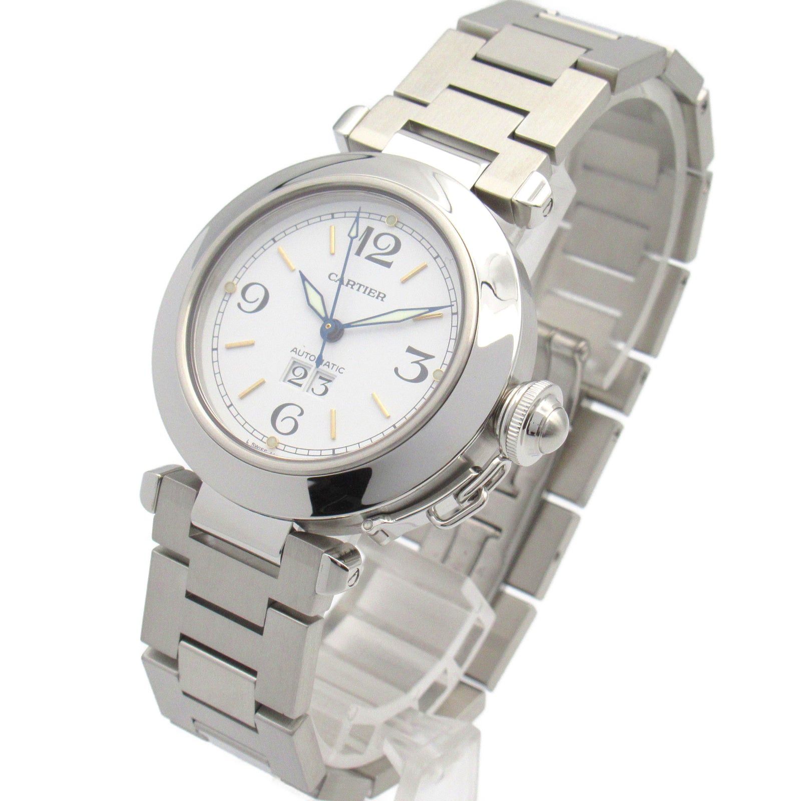 Cartier Cartier Pasha C Big Date Boys Watch Automatic Winding Stainless Steel White Size ONE SIZE - 2 Thumbnail