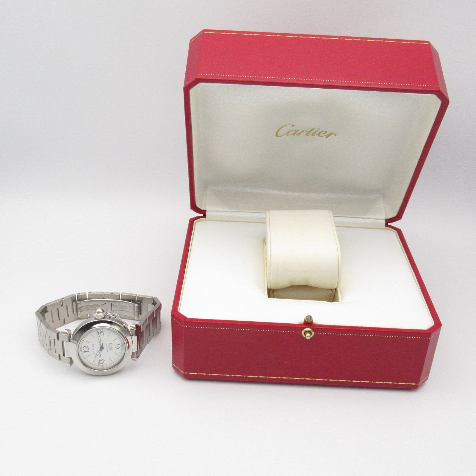 Cartier Cartier Pasha C Big Date Boys Watch Automatic Winding Stainless Steel White Size ONE SIZE - 10 Thumbnail