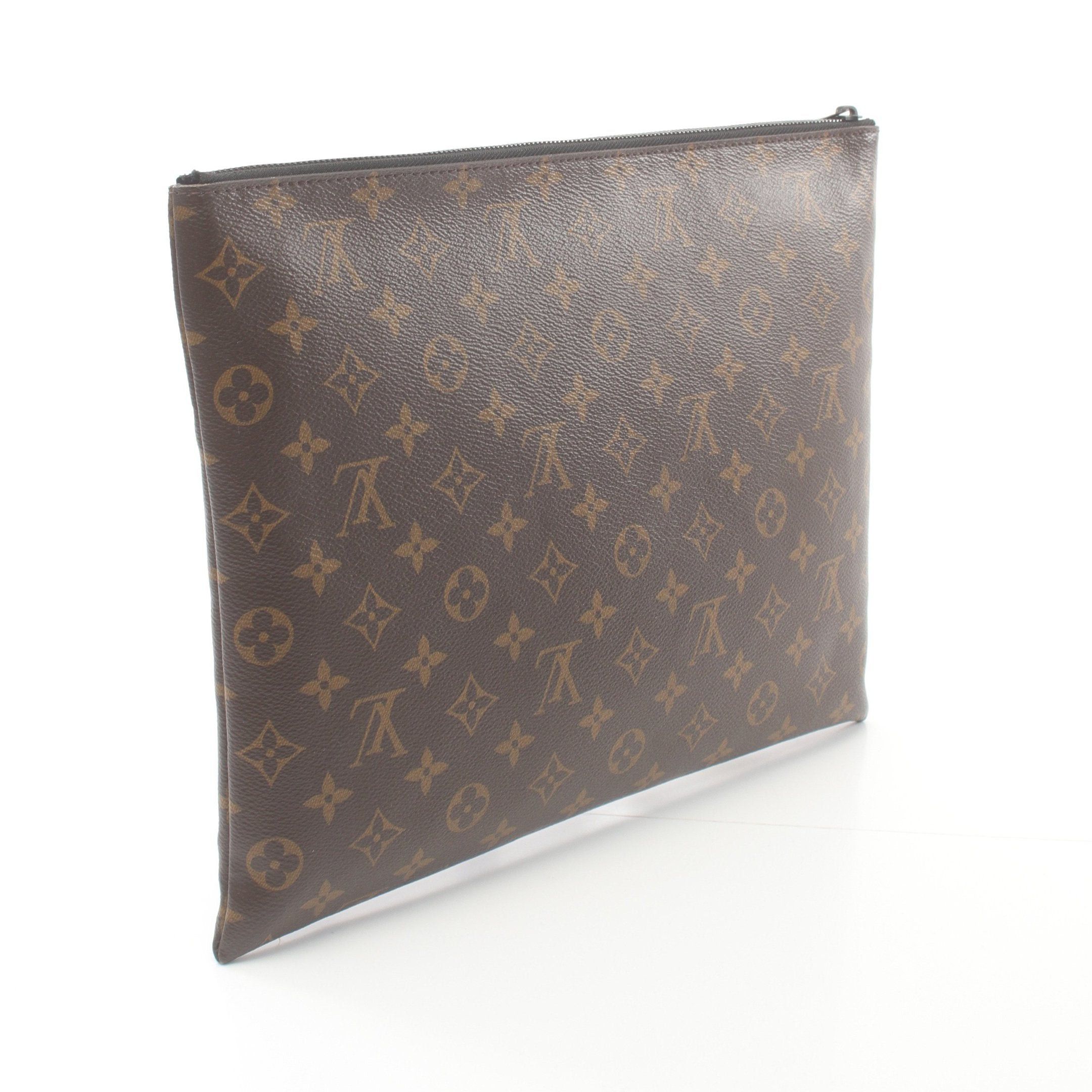 Louis Vuitton Louis Vuitton Pochette A4 Monogram Solar Lei Clutch Bag Brown Black Orange Size ONE SIZE - 2 Thumbnail