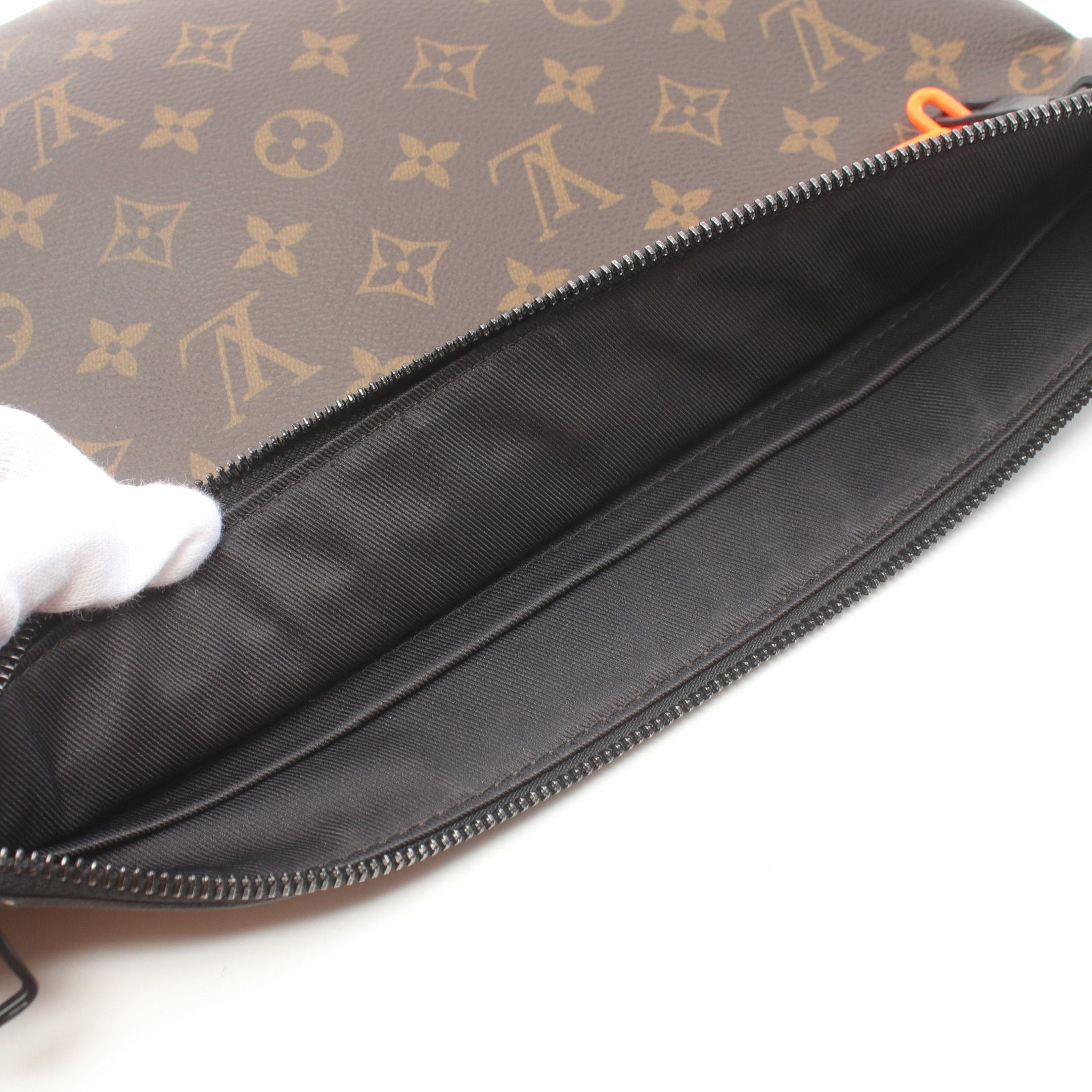 Louis Vuitton Louis Vuitton Pochette A4 Monogram Solar Lei Clutch Bag Brown Black Orange Size ONE SIZE - 6 Thumbnail