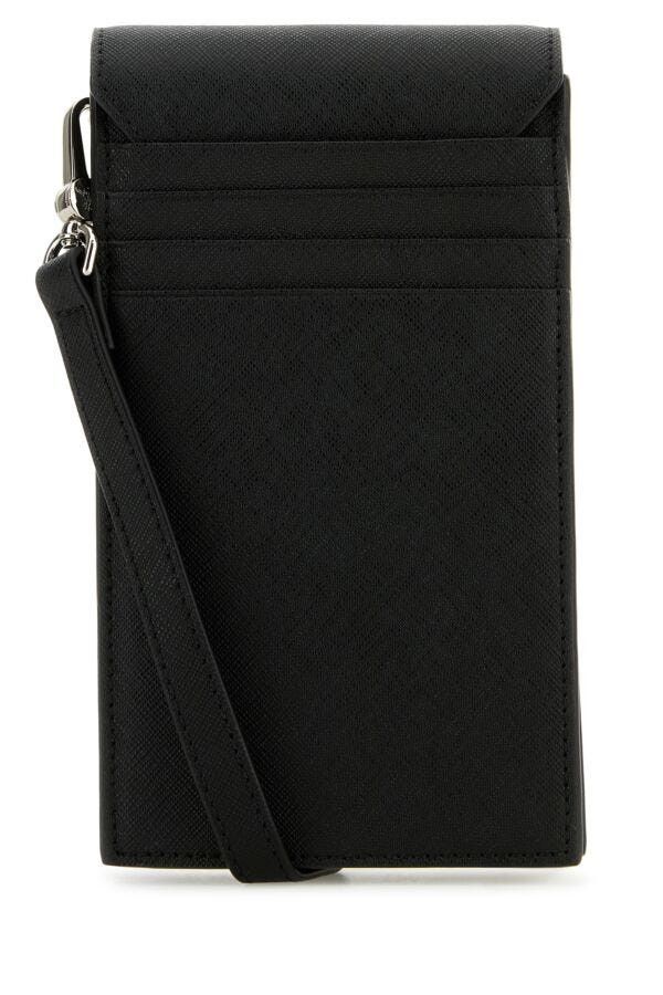 Vivienne Westwood Black Leather Phone Case Size ONE SIZE - 5 Thumbnail