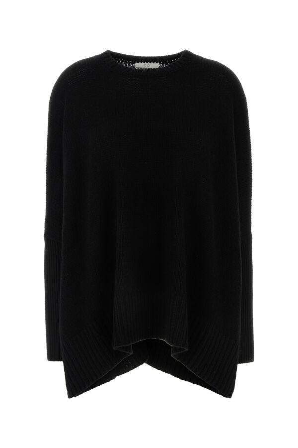 CO Black Cashmere Oversize Sweater Size S / US 4 / IT 40 - 3 Thumbnail