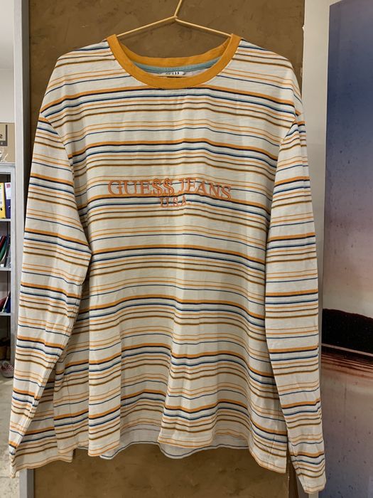 Guess Jeans Asap rocky Sleeve Striped Tee Grailed