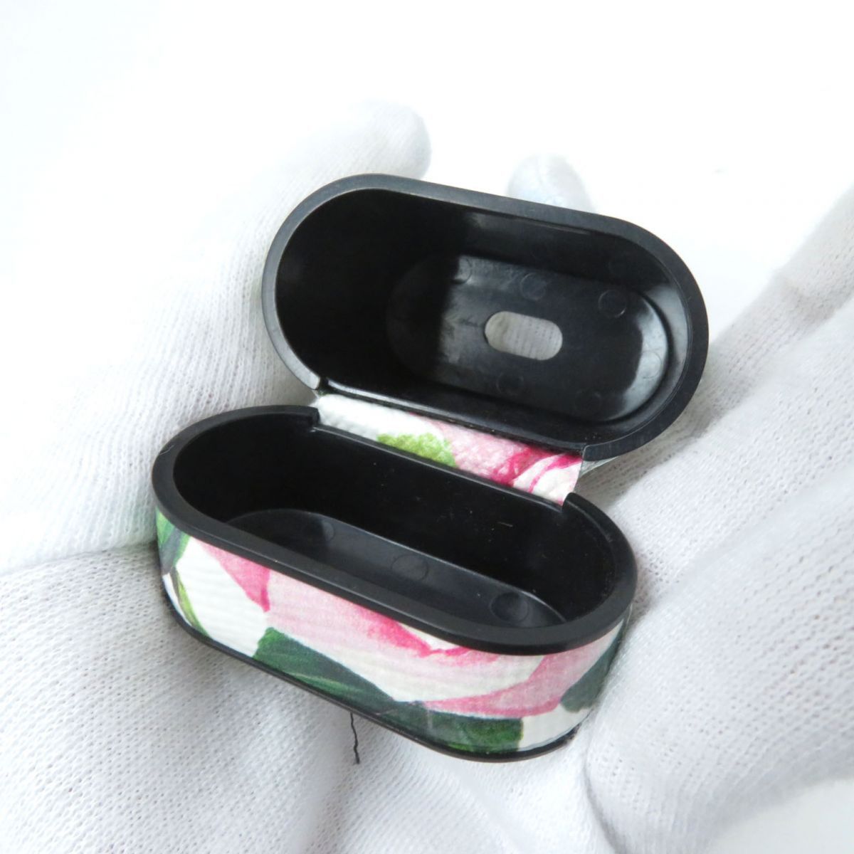 Dolce & Gabbana Dolce & Gabbana Dolce & Gabbana Rose Print Leather AirPods Case Leather Other BI2572 Size ONE SIZE - 7 Thumbnail