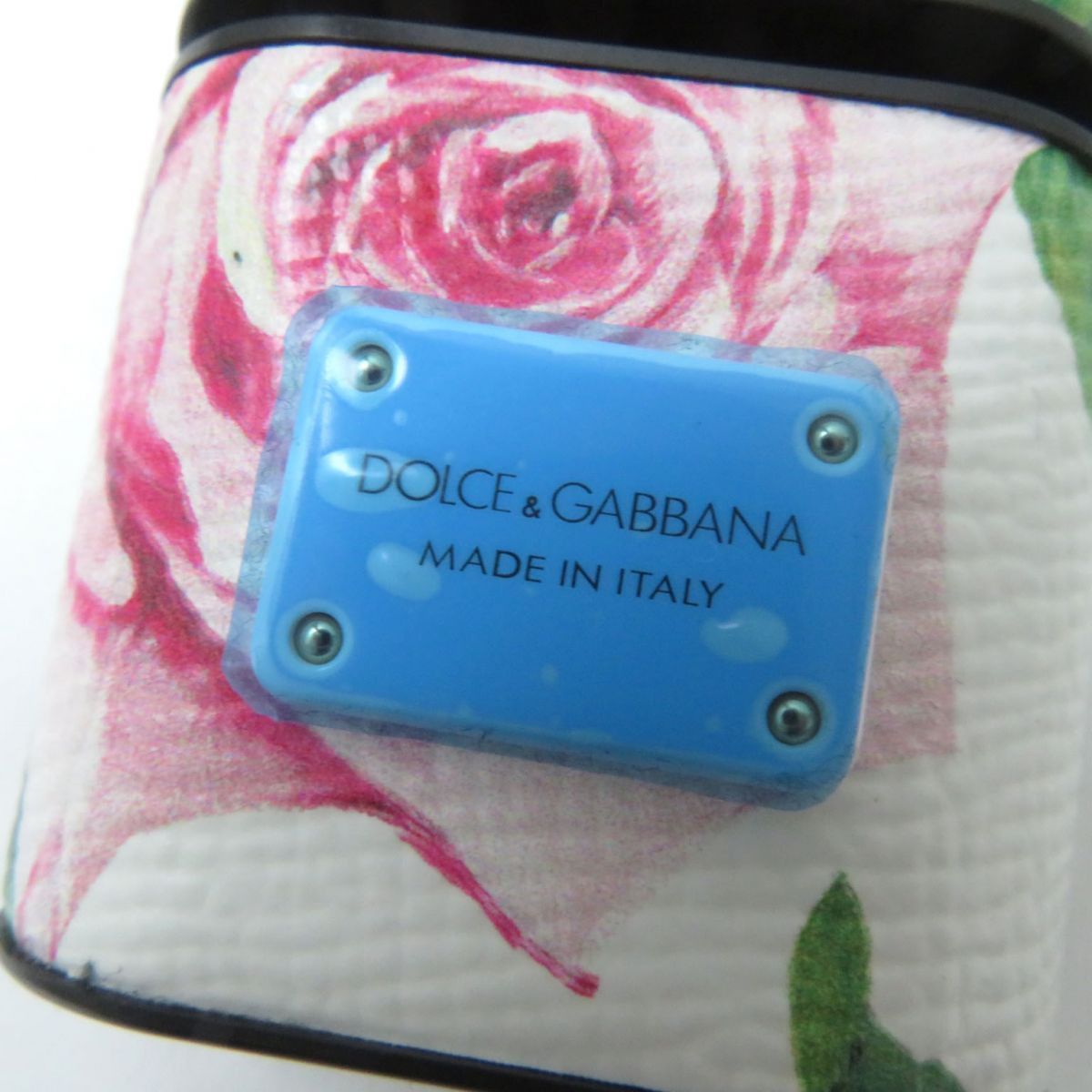Dolce & Gabbana Dolce & Gabbana Dolce & Gabbana Rose Print Leather AirPods Case Leather Other BI2572 Size ONE SIZE - 8 Thumbnail