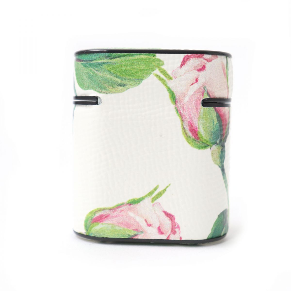 Dolce & Gabbana Dolce & Gabbana Dolce & Gabbana Rose Print Leather AirPods Case Leather Other BI2572 Size ONE SIZE - 3 Thumbnail