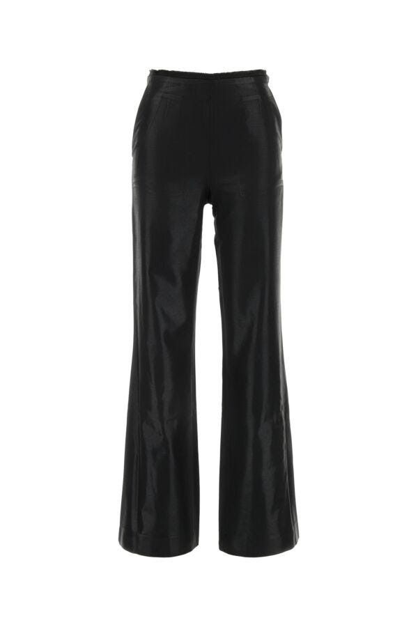 Black Polyester Blend P-Lumys Pant