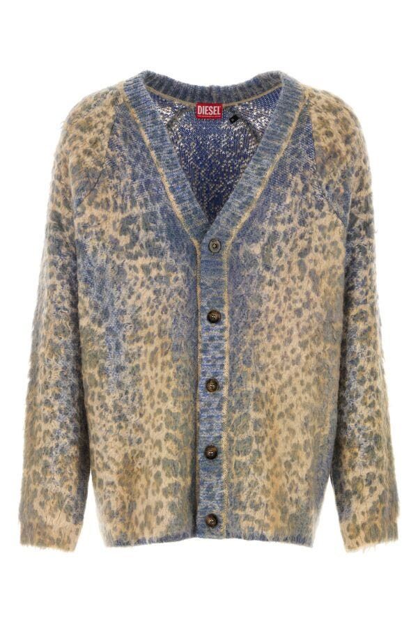 Diesel Printed Cotton Blend Cardigan Size US S / EU 44-46 / 1 - 3 Thumbnail