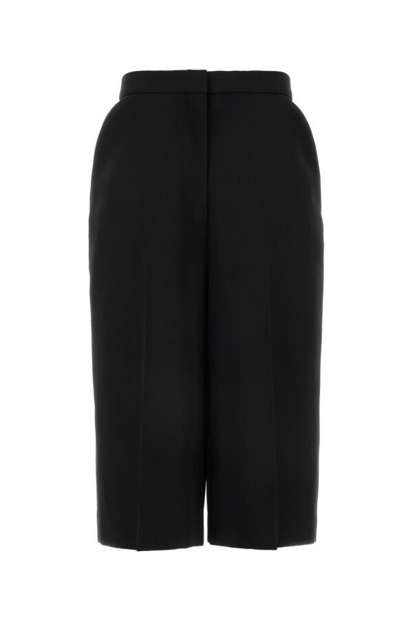 Givenchy Black Wool Bermuda Shorts Size 28" / US 6 / IT 42 - 3 Thumbnail